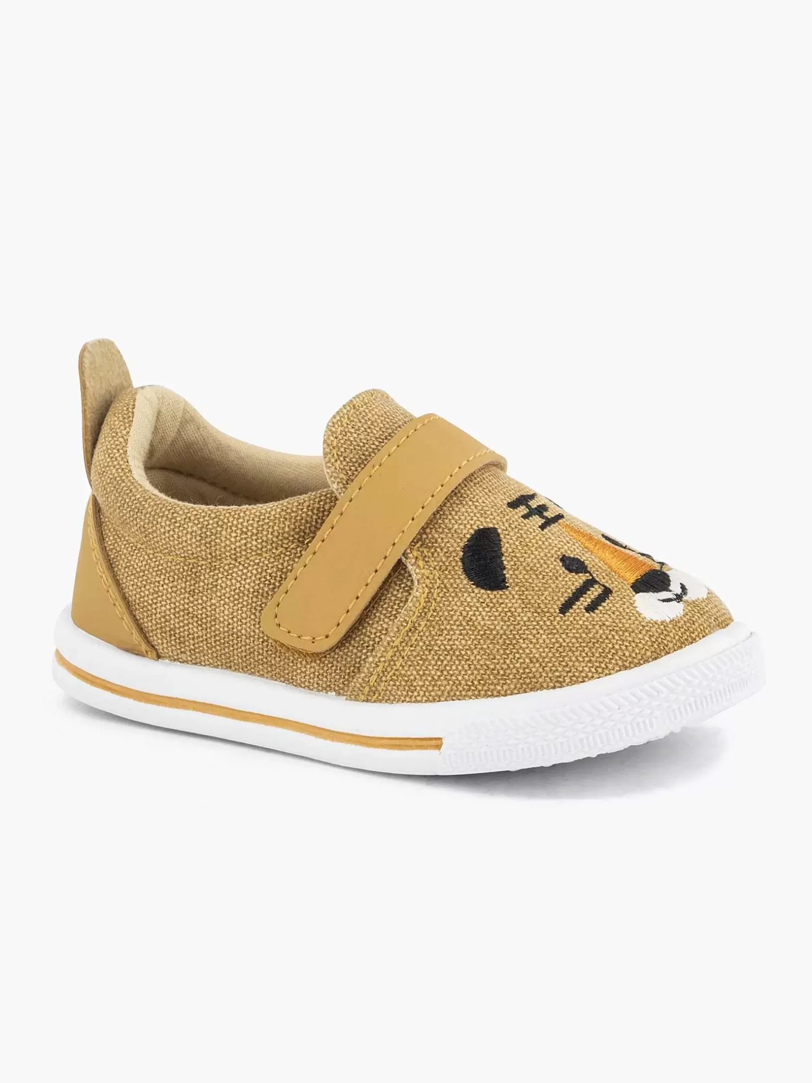 Children Vty Cognac Canvas Slip-On