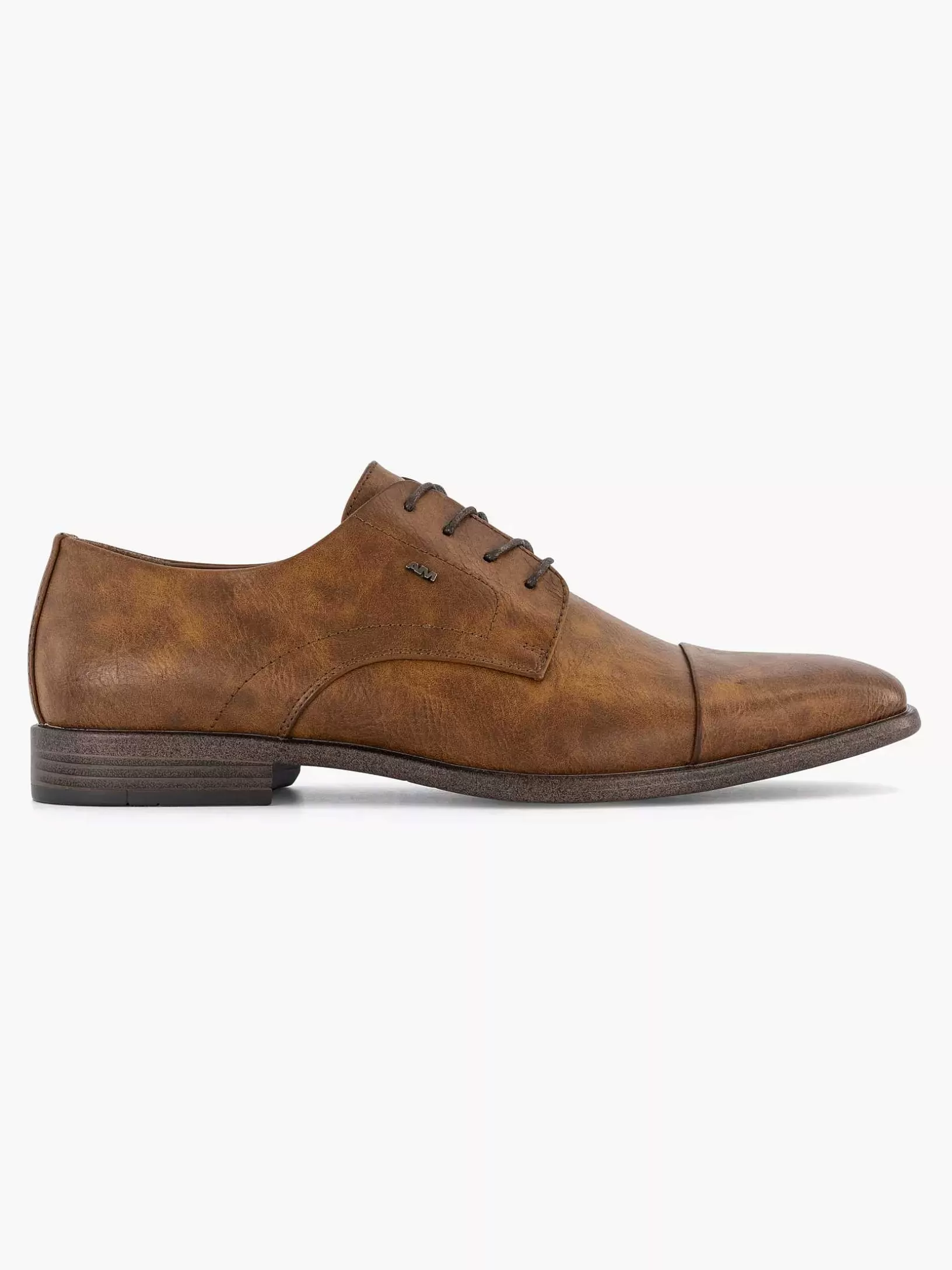 Gentlemen AM SHOE Cognac Lace-Up Shoe