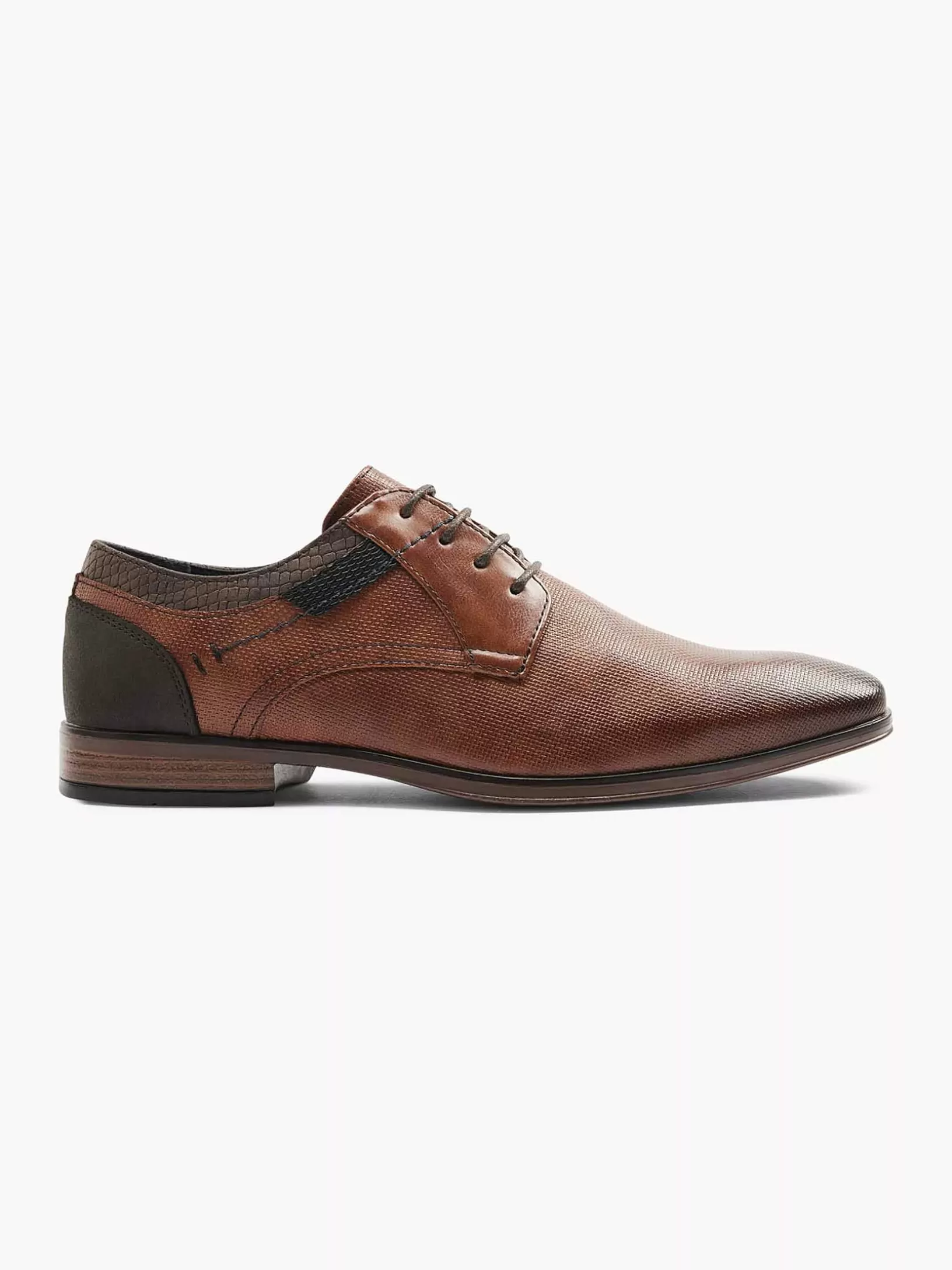 Gentlemen AM SHOE Cognac Lace-Up Shoe