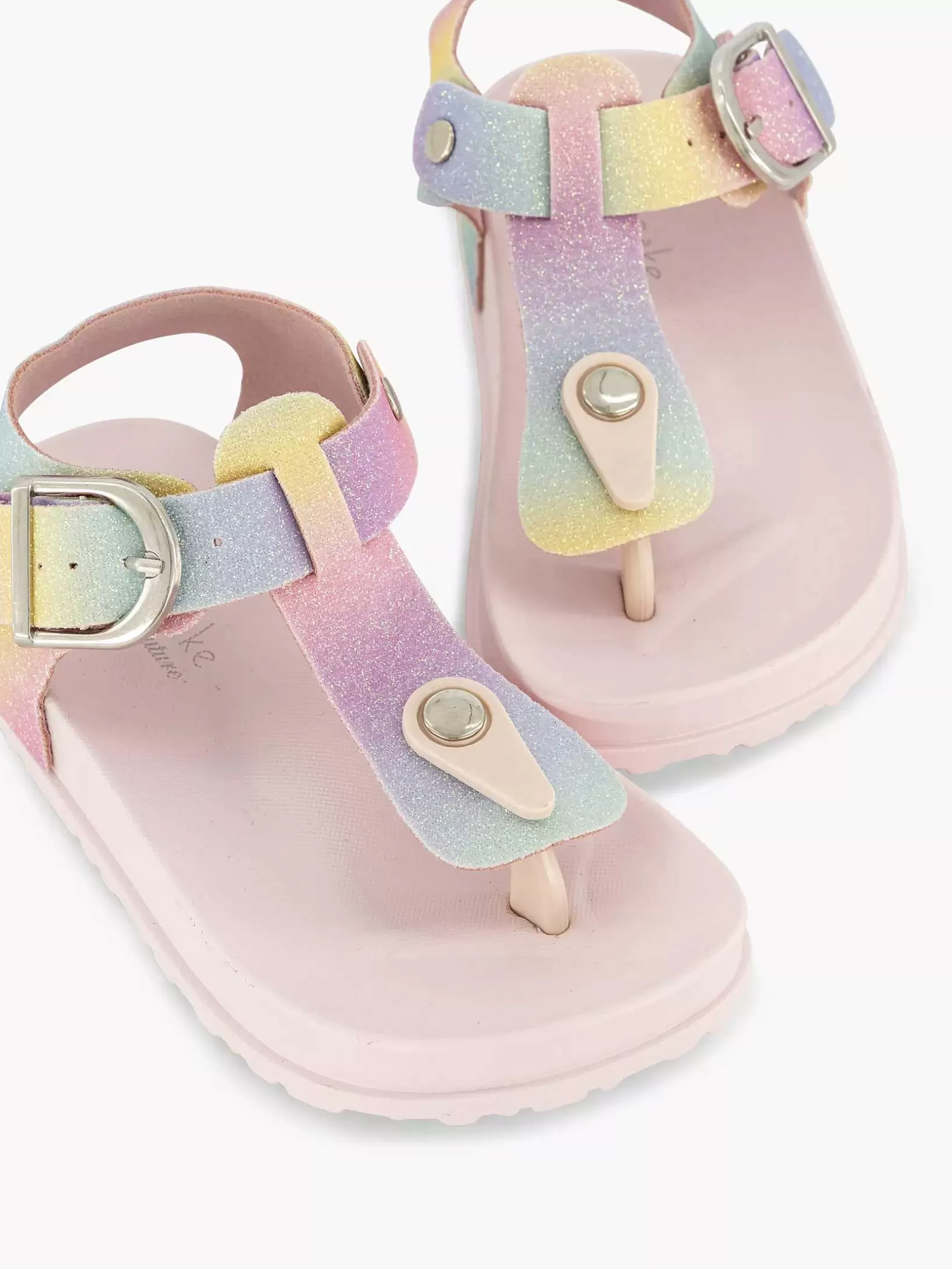 Children Cupcake Couture Colored Glitter Sandal