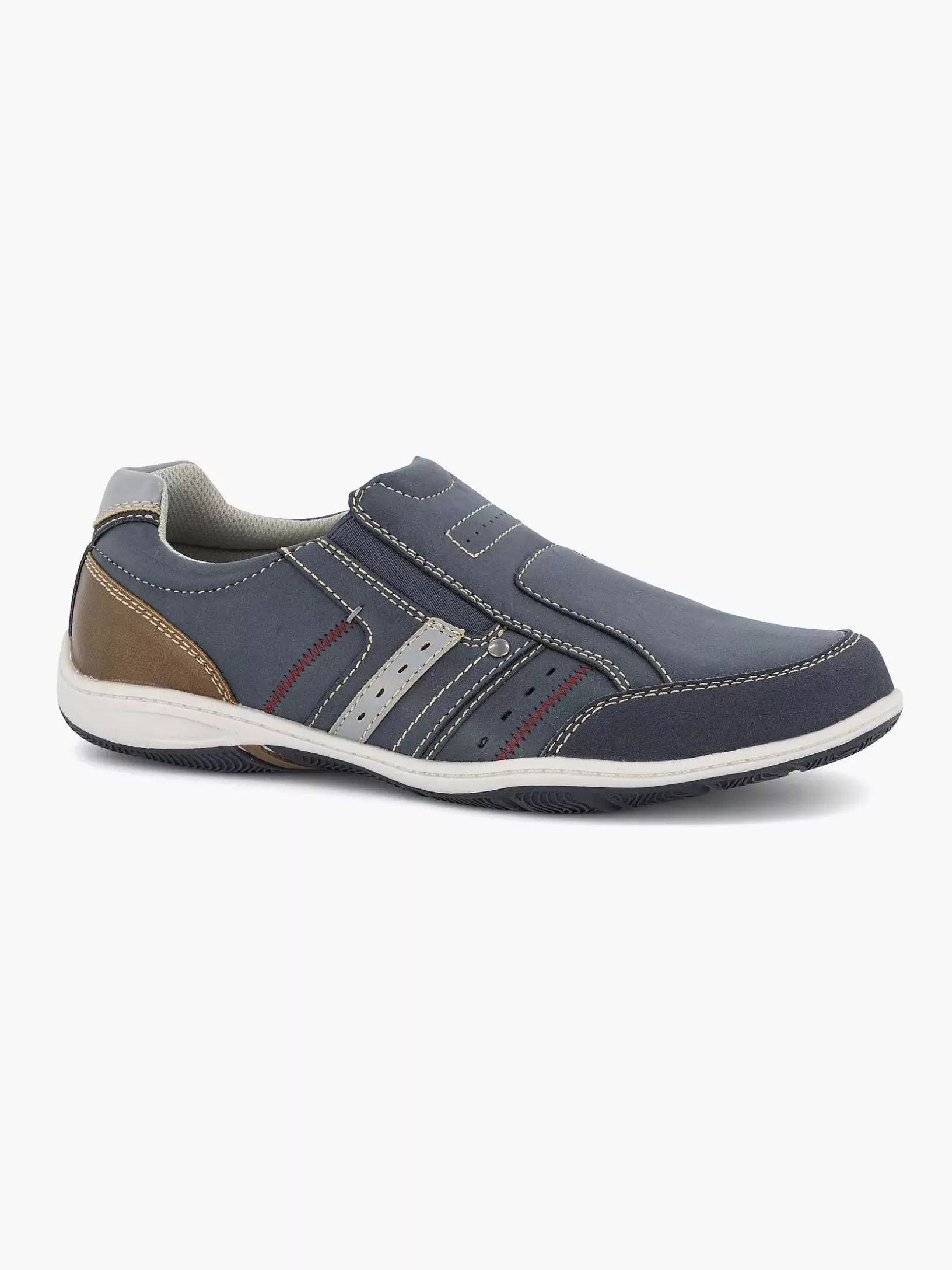 Gentlemen Easy Street Dark Blue Comfort Slip-On