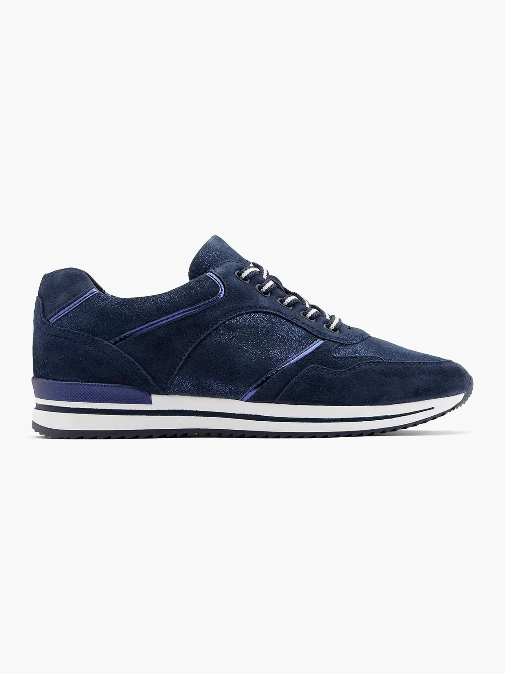 Ladies Medicus Dark Blue Comfort Sneaker