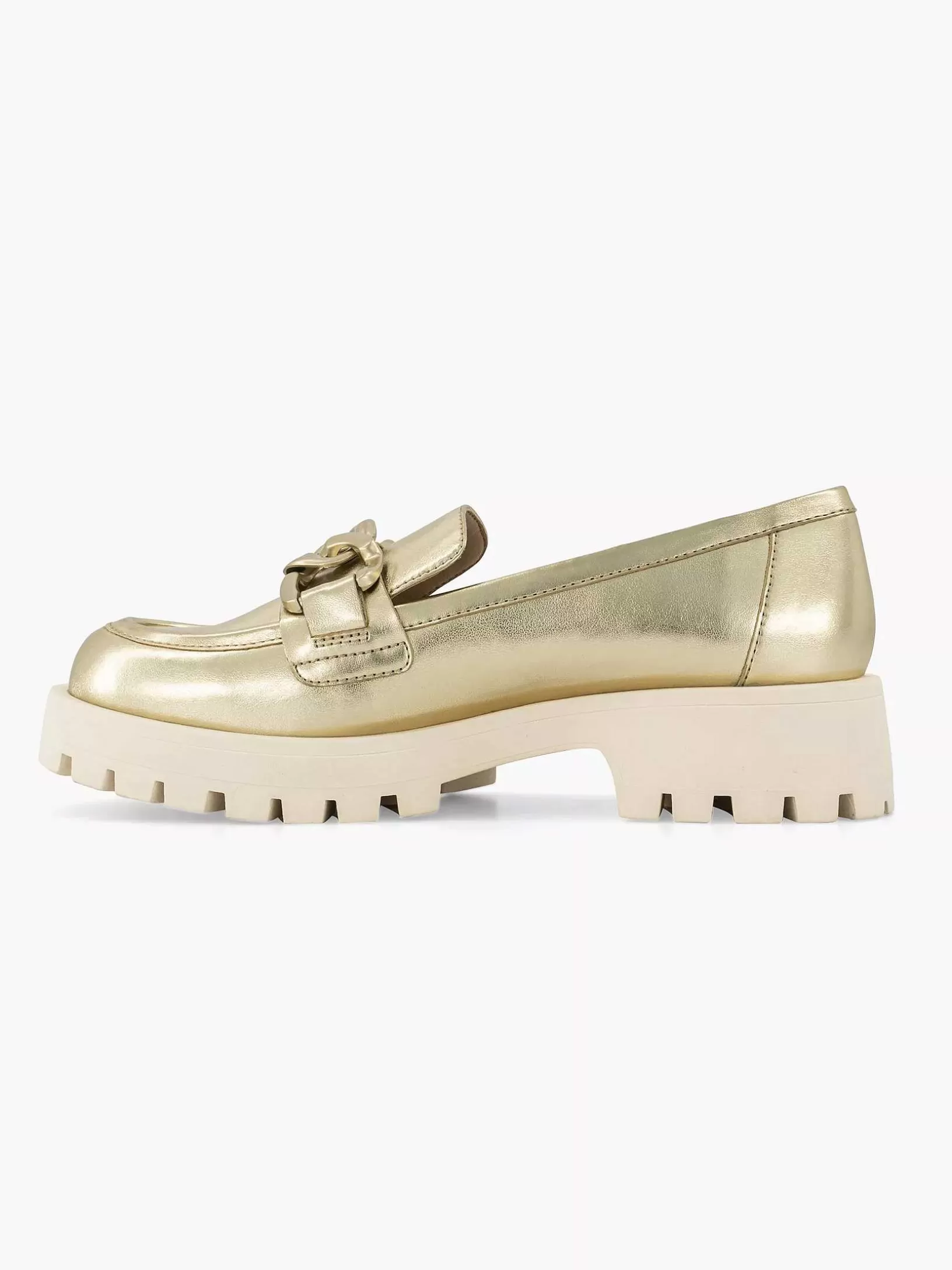 Ladies Oxmox Gold Chunky Loafer