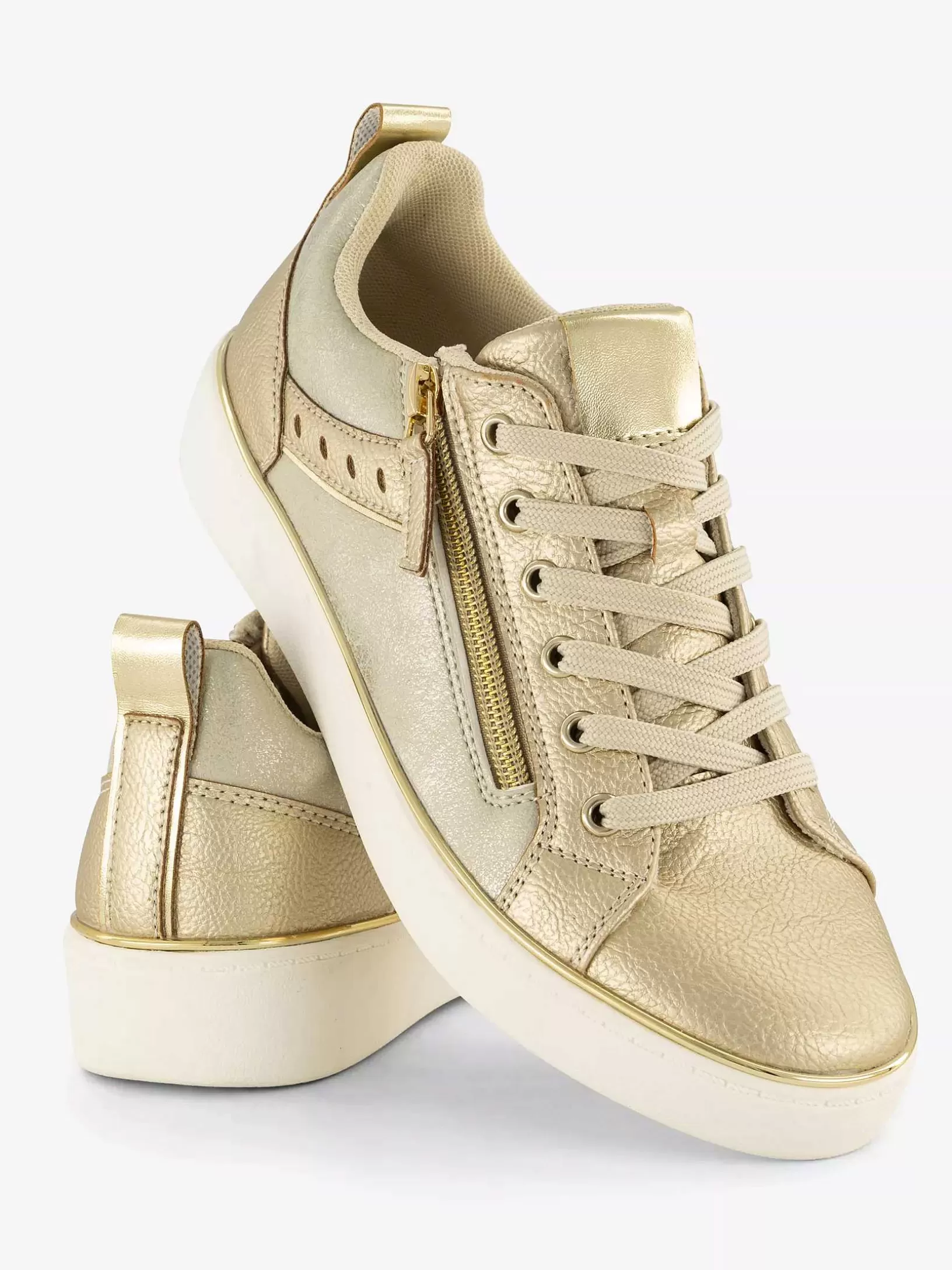 Ladies Graceland Gold Sneaker