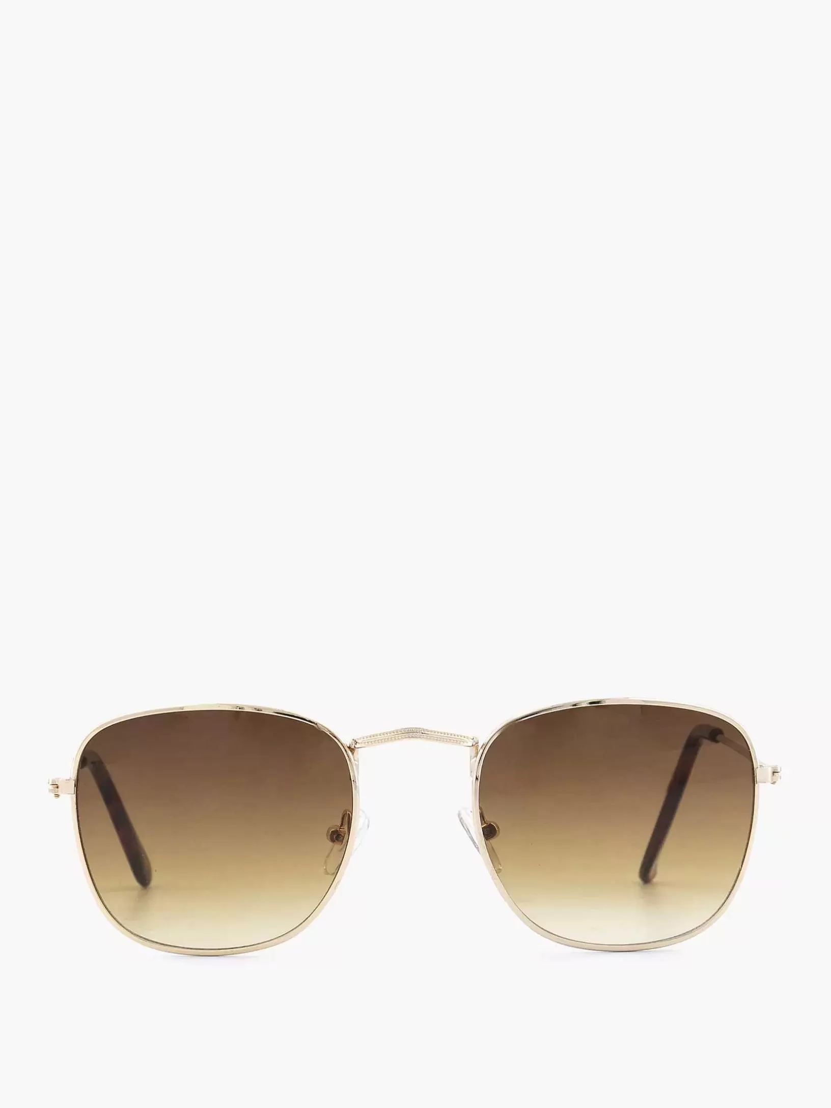 Ladies Graceland Gold Sunglasses With Brown Lenses