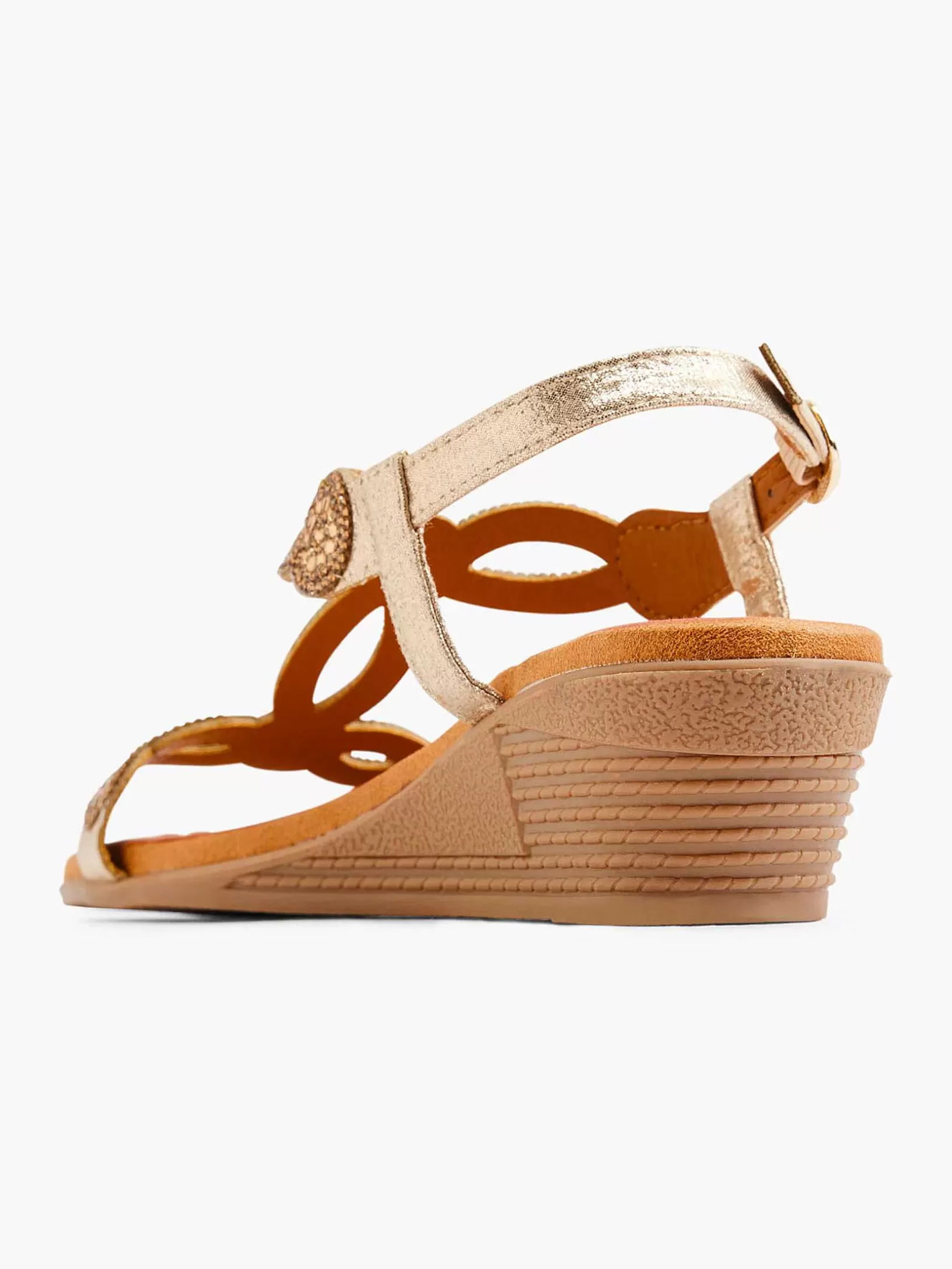 Ladies Easy Street Golden Comfort Sandalette