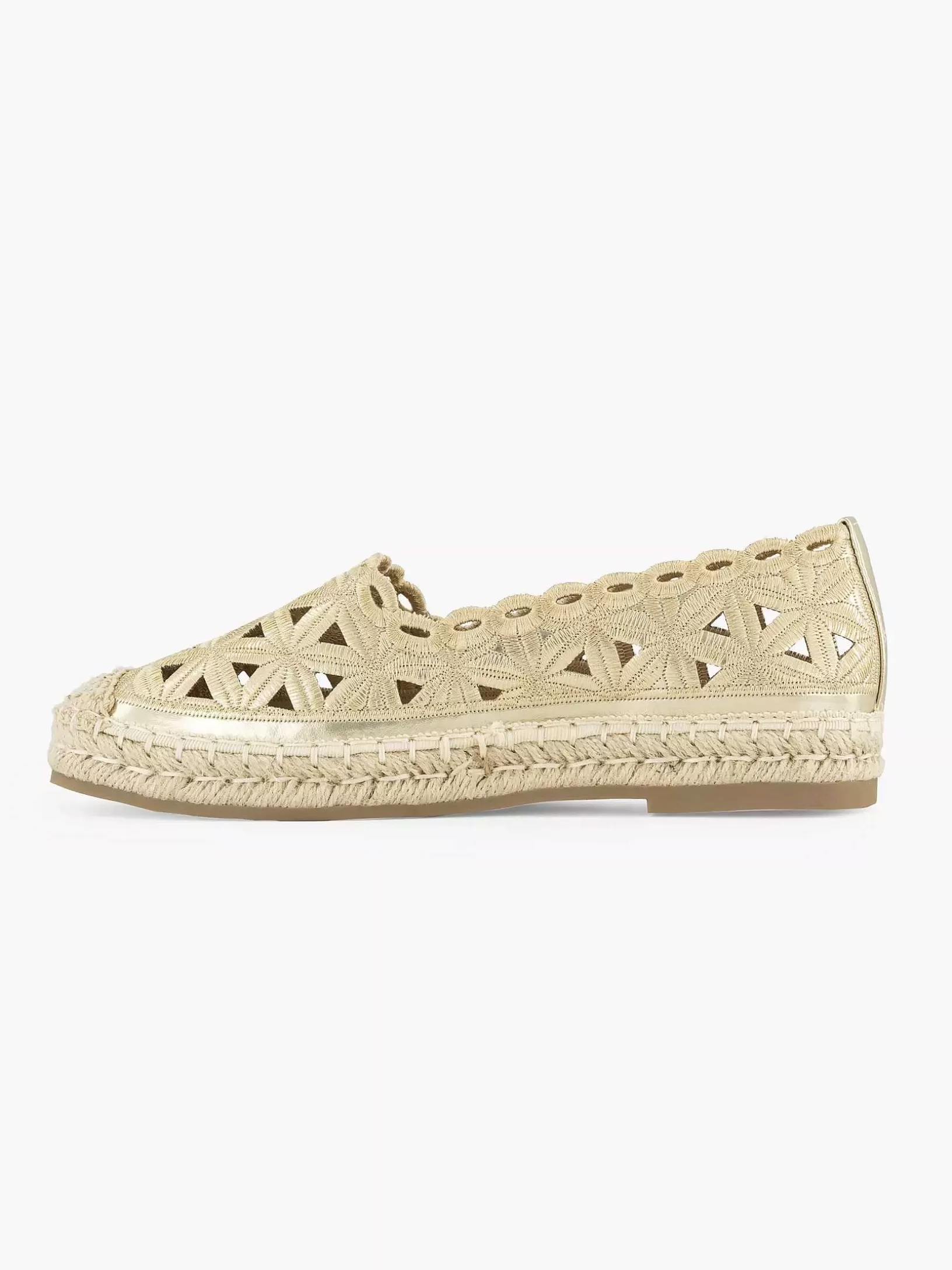 Ladies Graceland Golden Espadrille