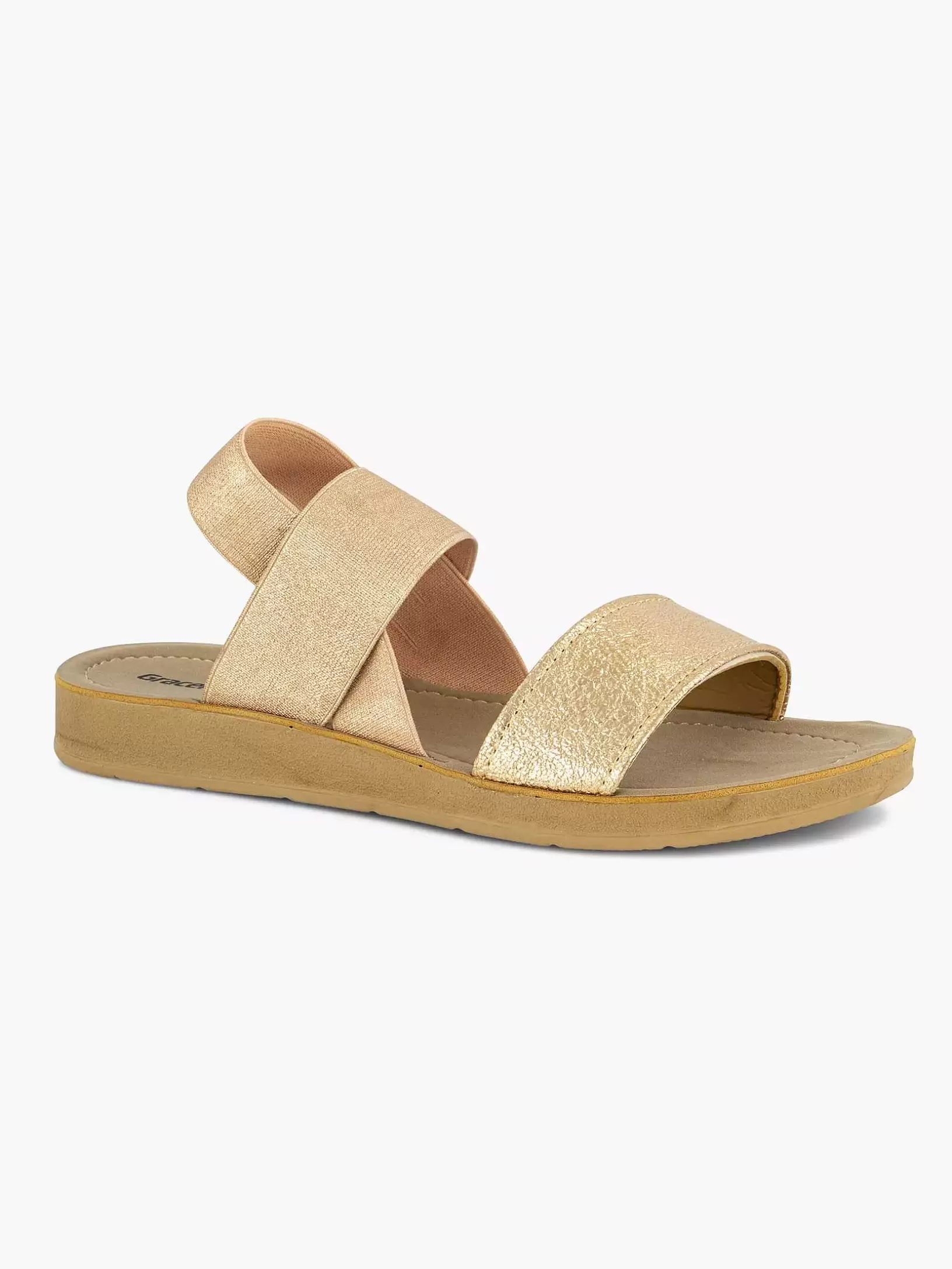 Ladies Graceland Golden Sandal