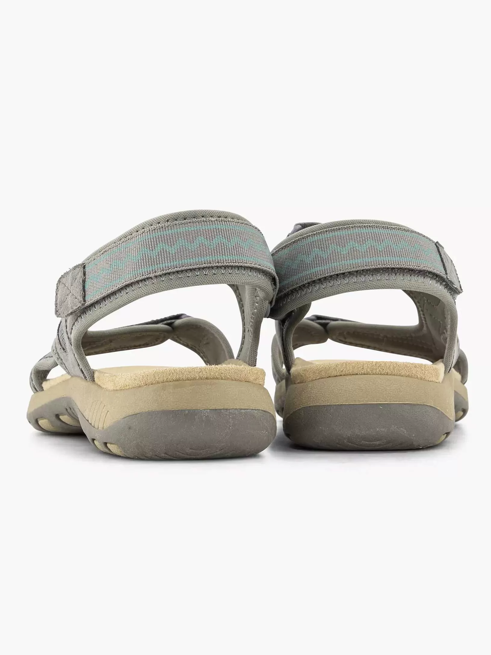 Ladies Easy Street Gray Comfort Sandal