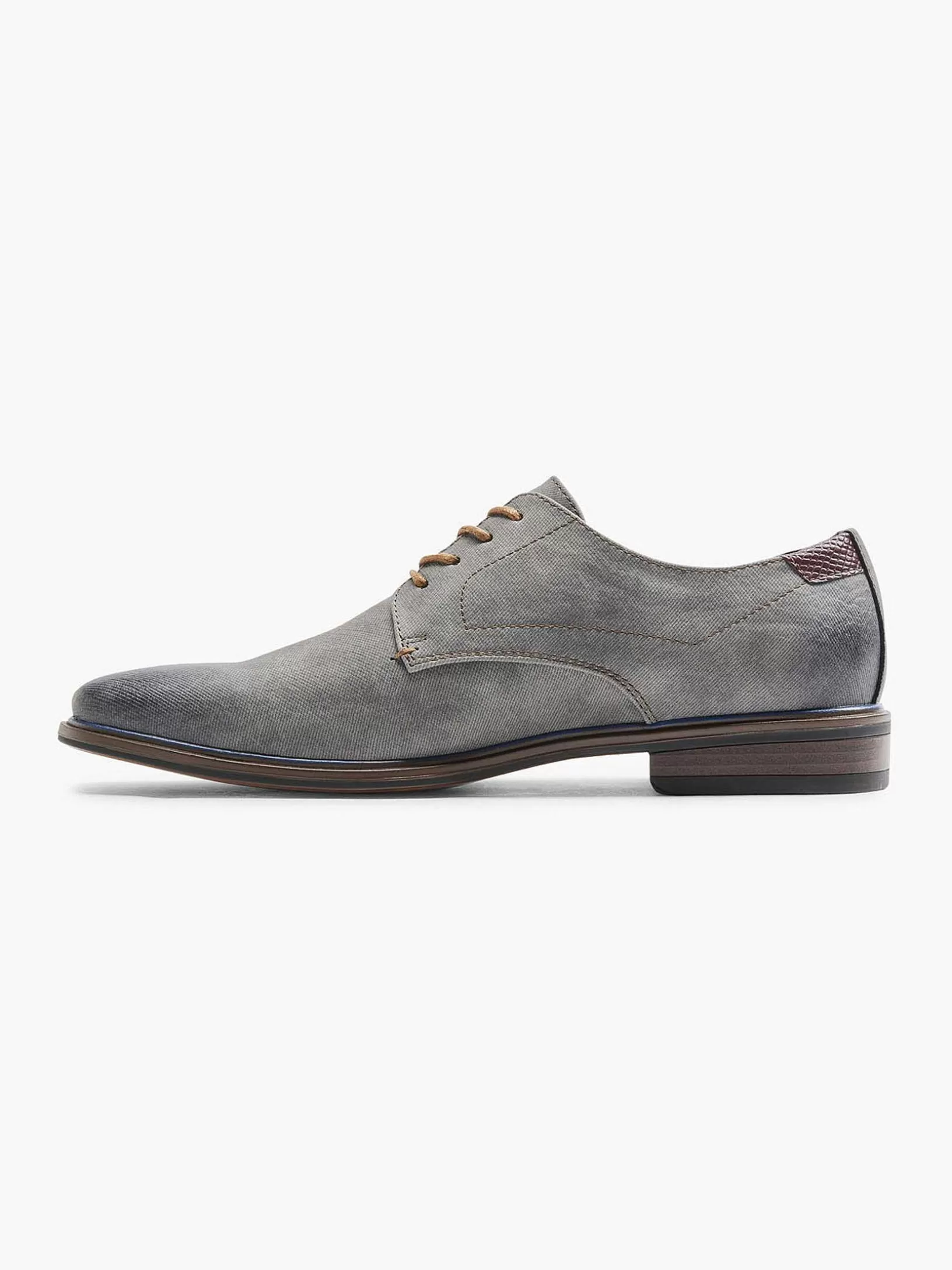 Gentlemen AM SHOE Gray Lace-Up Shoe