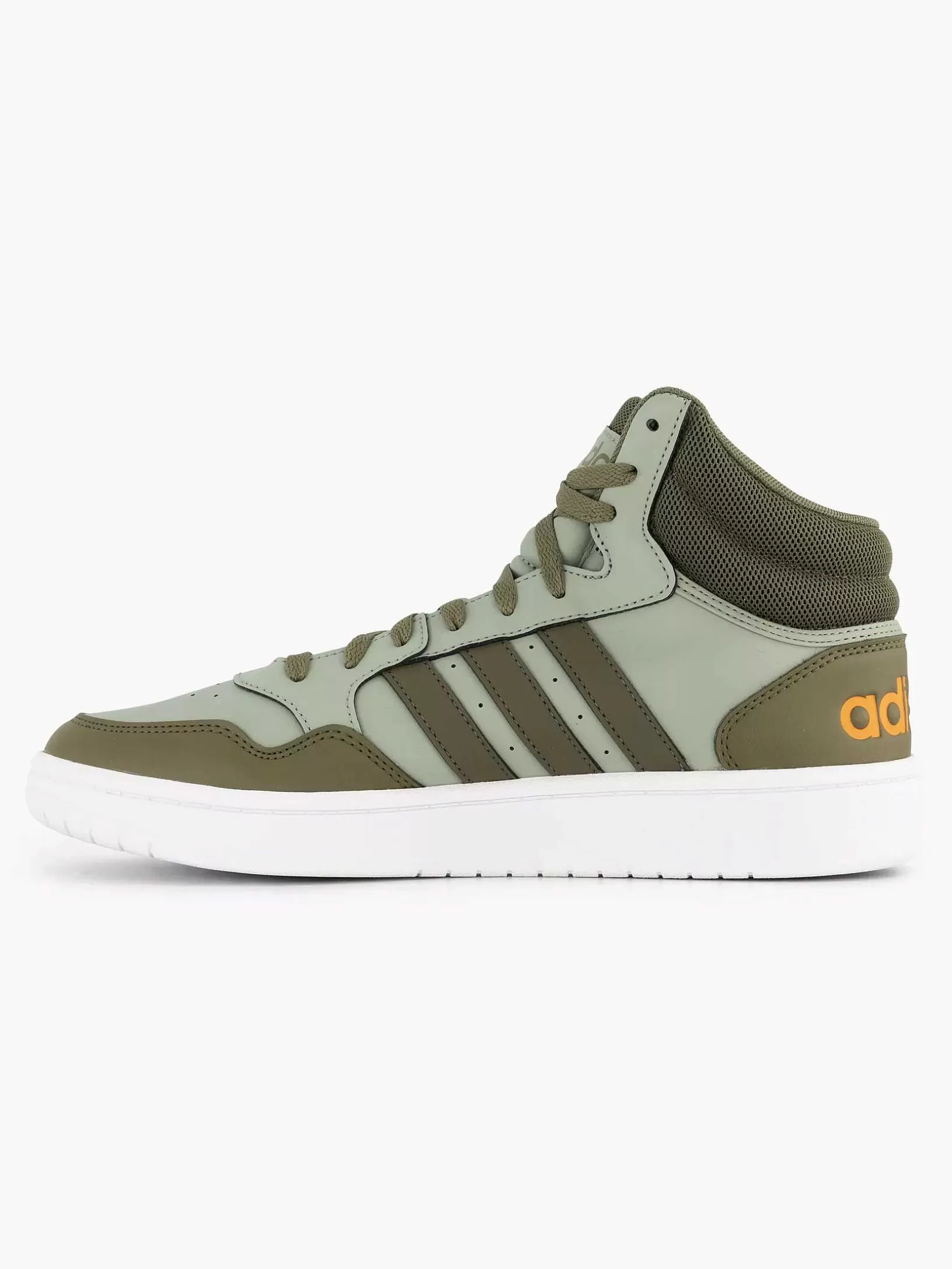 Gentlemen adidas Green Hoops 3.0 Mid