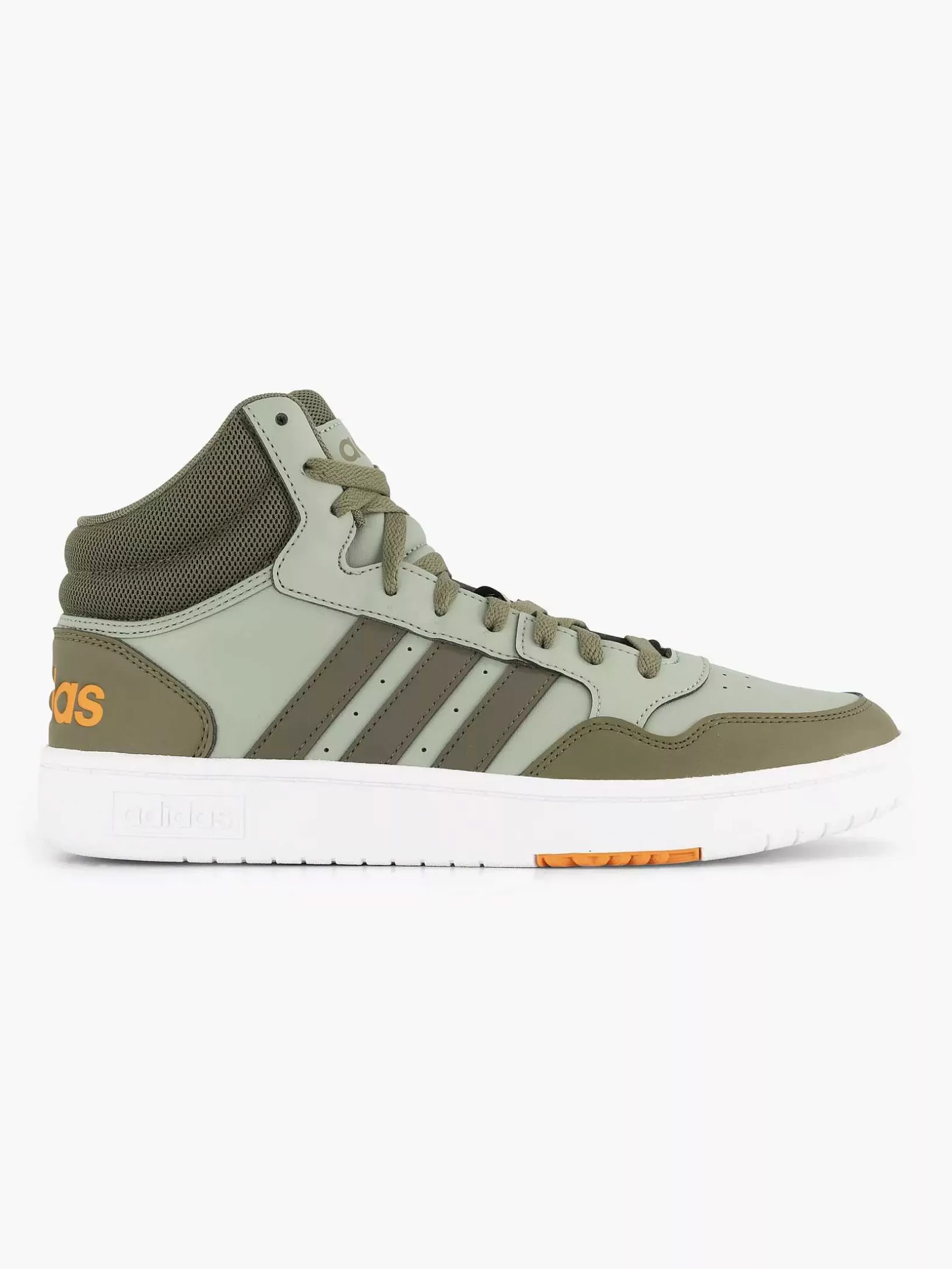 Gentlemen adidas Green Hoops 3.0 Mid