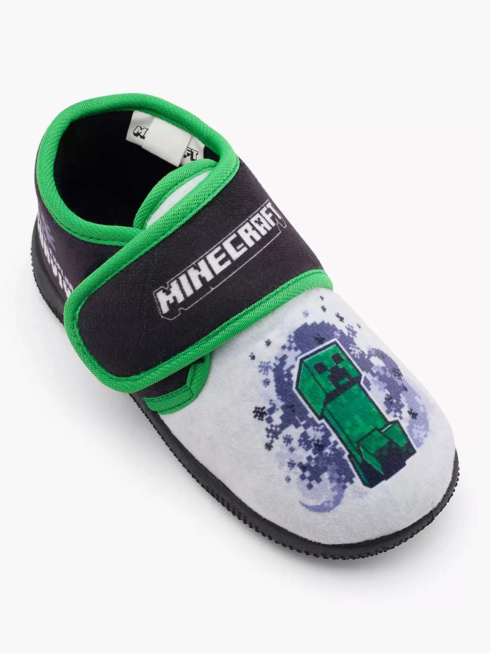 Children Minecraft Green Slipper