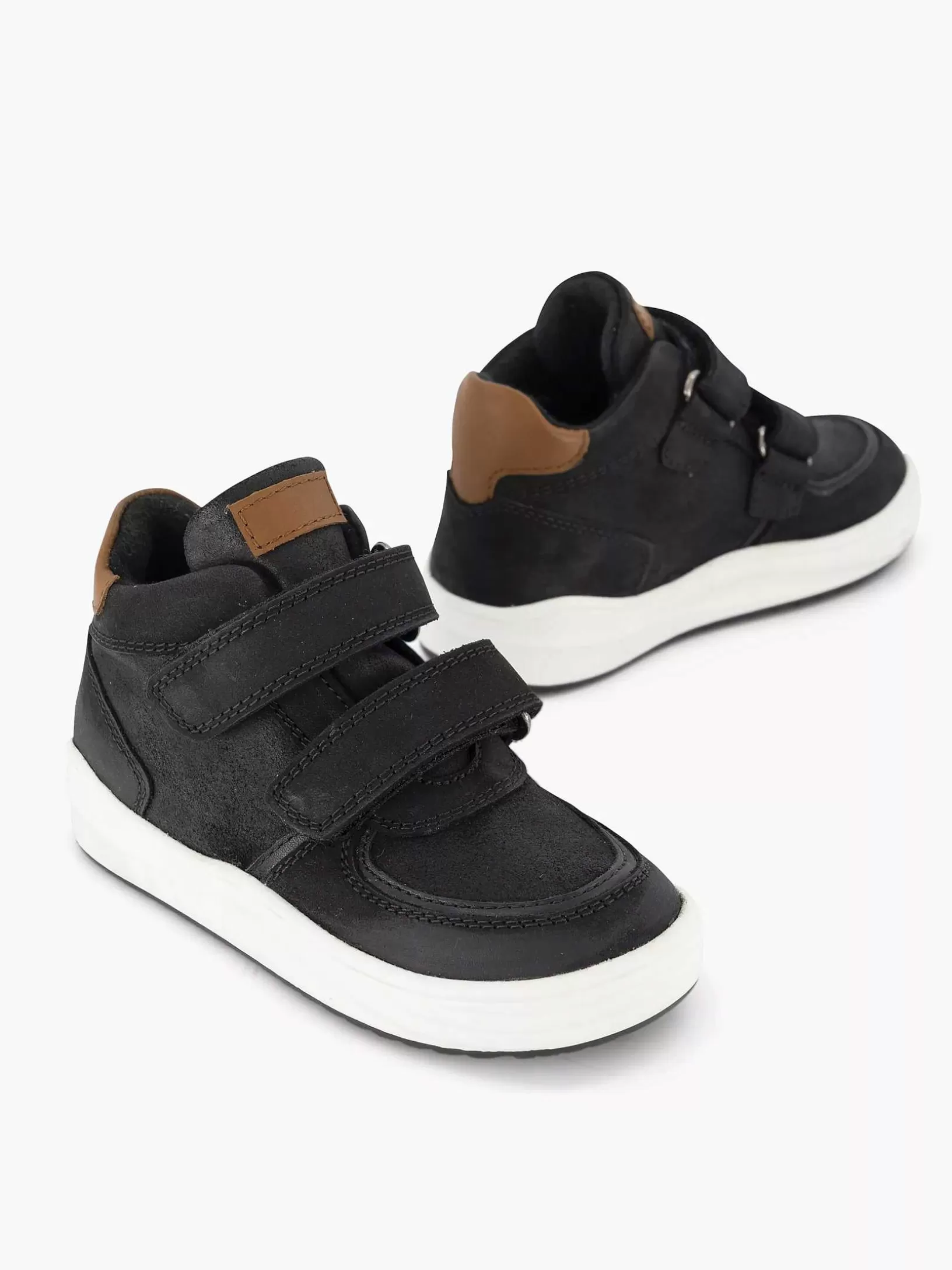 Children Vty Heavy Leather Sneakers Velcro