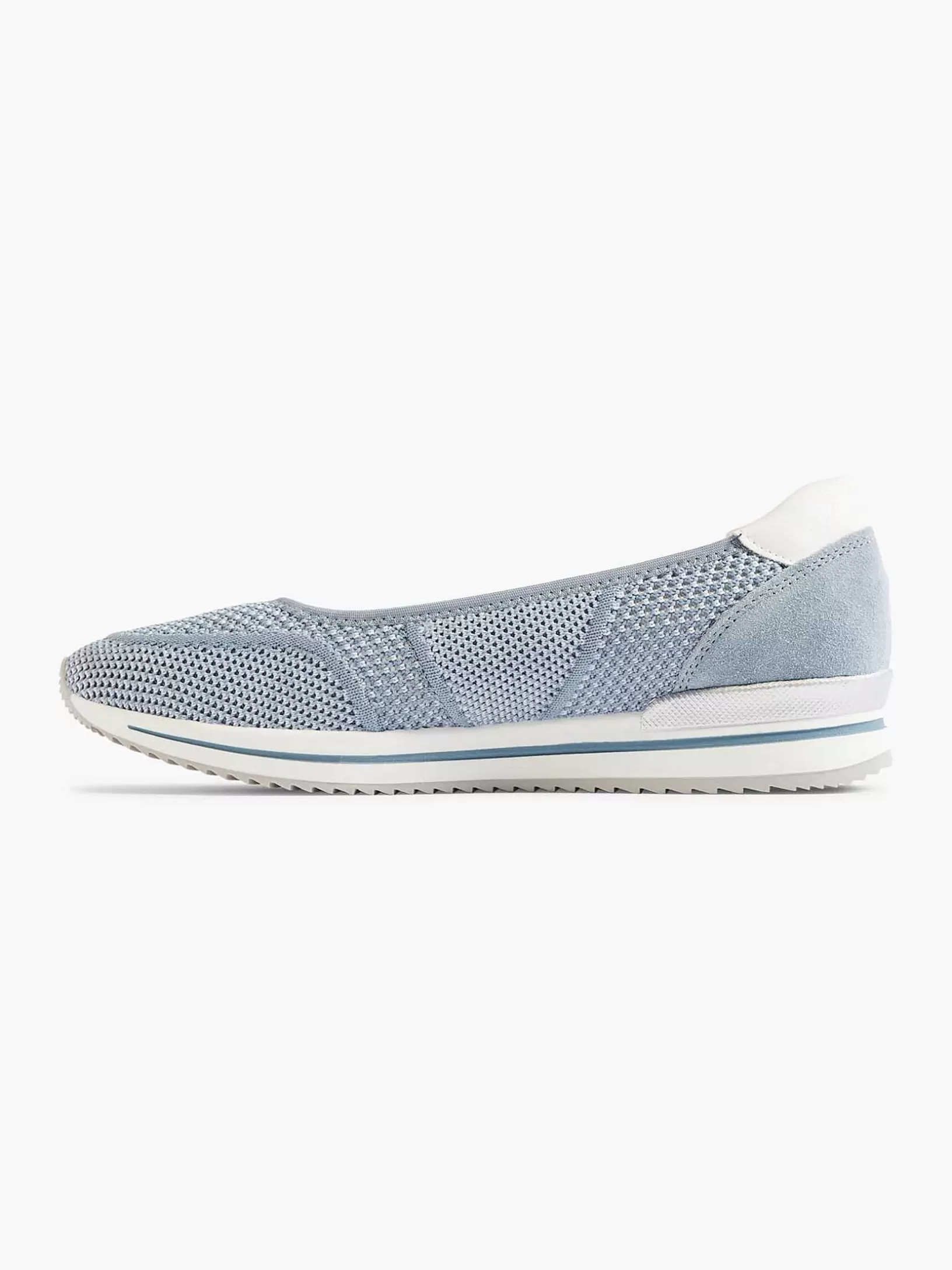 Ladies Medicus Light Blue Comfort Slip-On