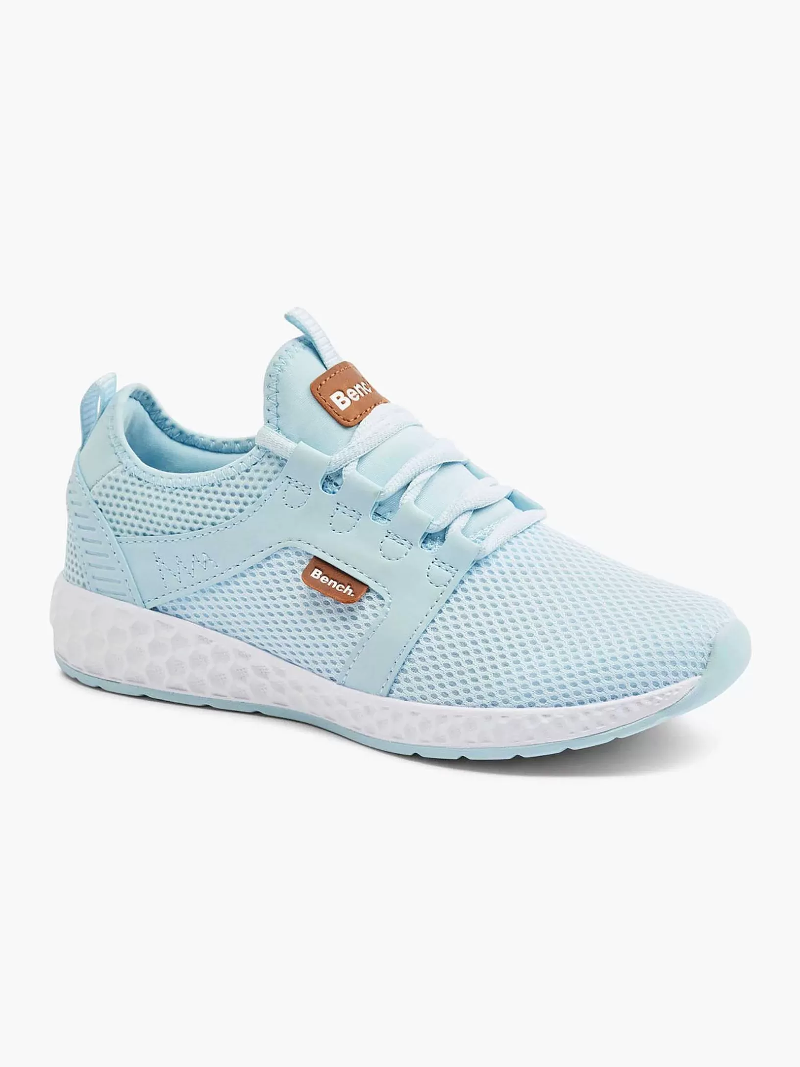 Ladies Bench Light Blue Sneaker Memory Foam