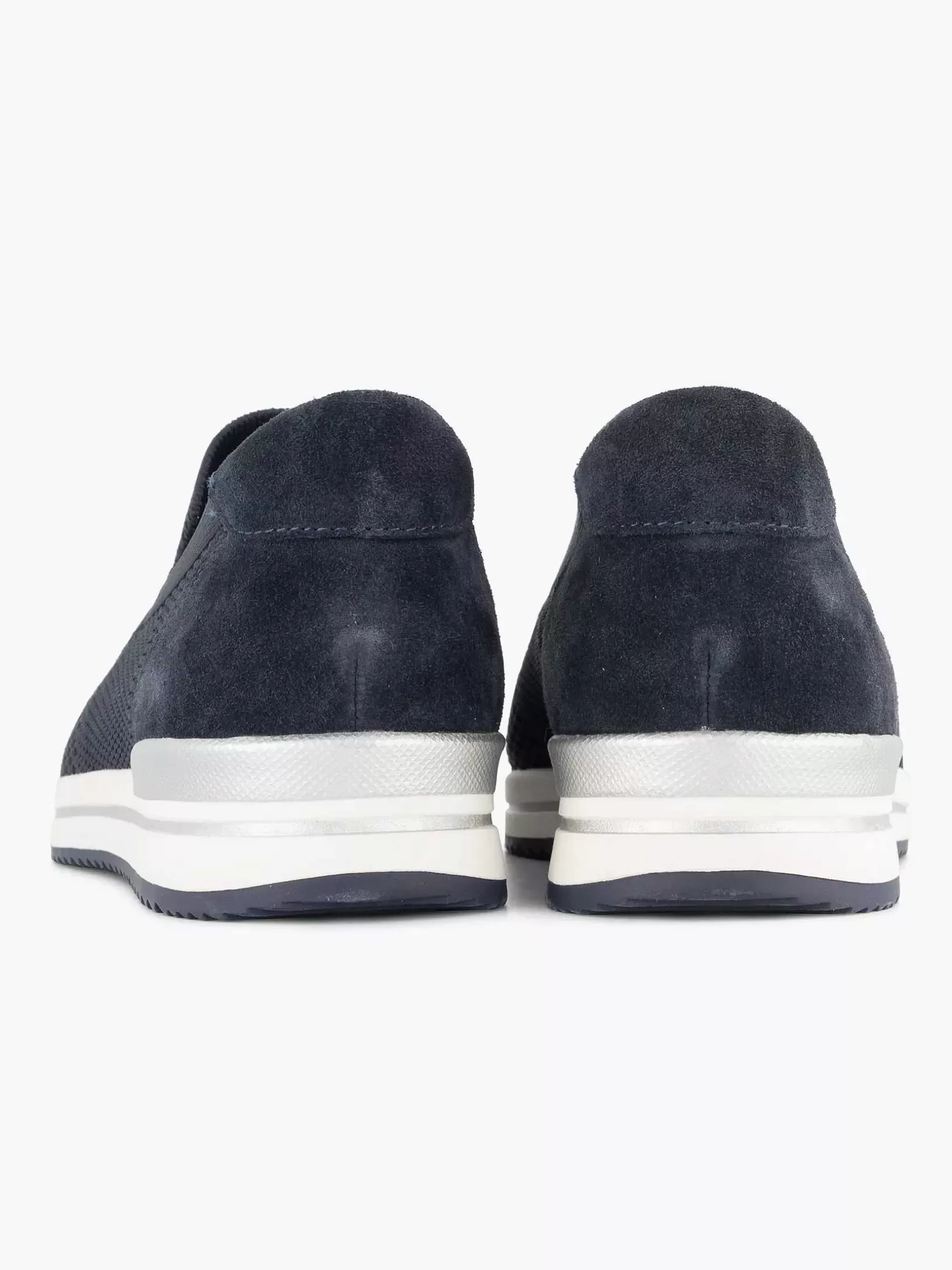 Ladies Medicus Navy Blue Comfort Slip-On