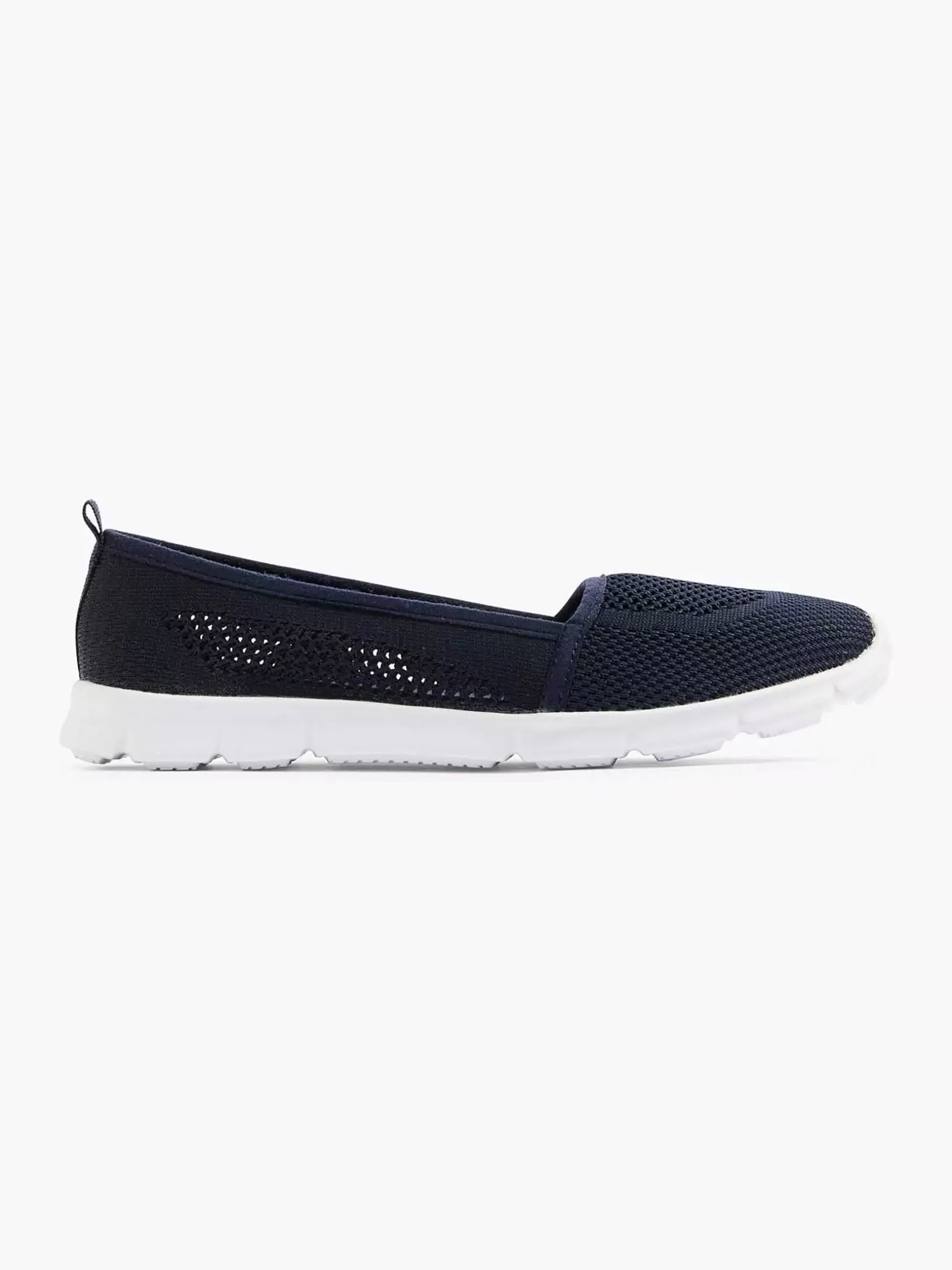 Ladies Graceland Navy Blue Memory Foam Slip-On