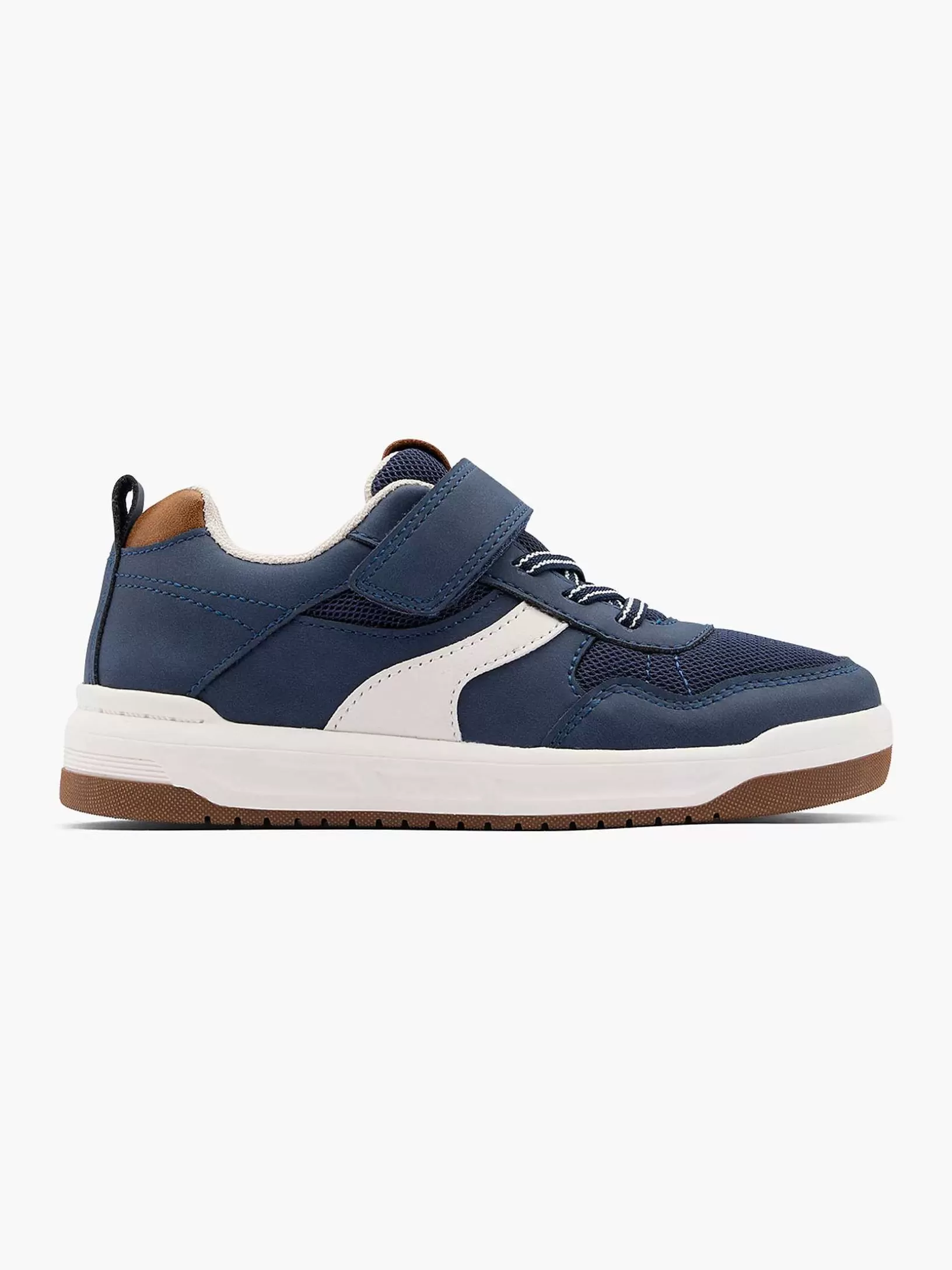 Children Vty Navy Blue Velcro Sneaker