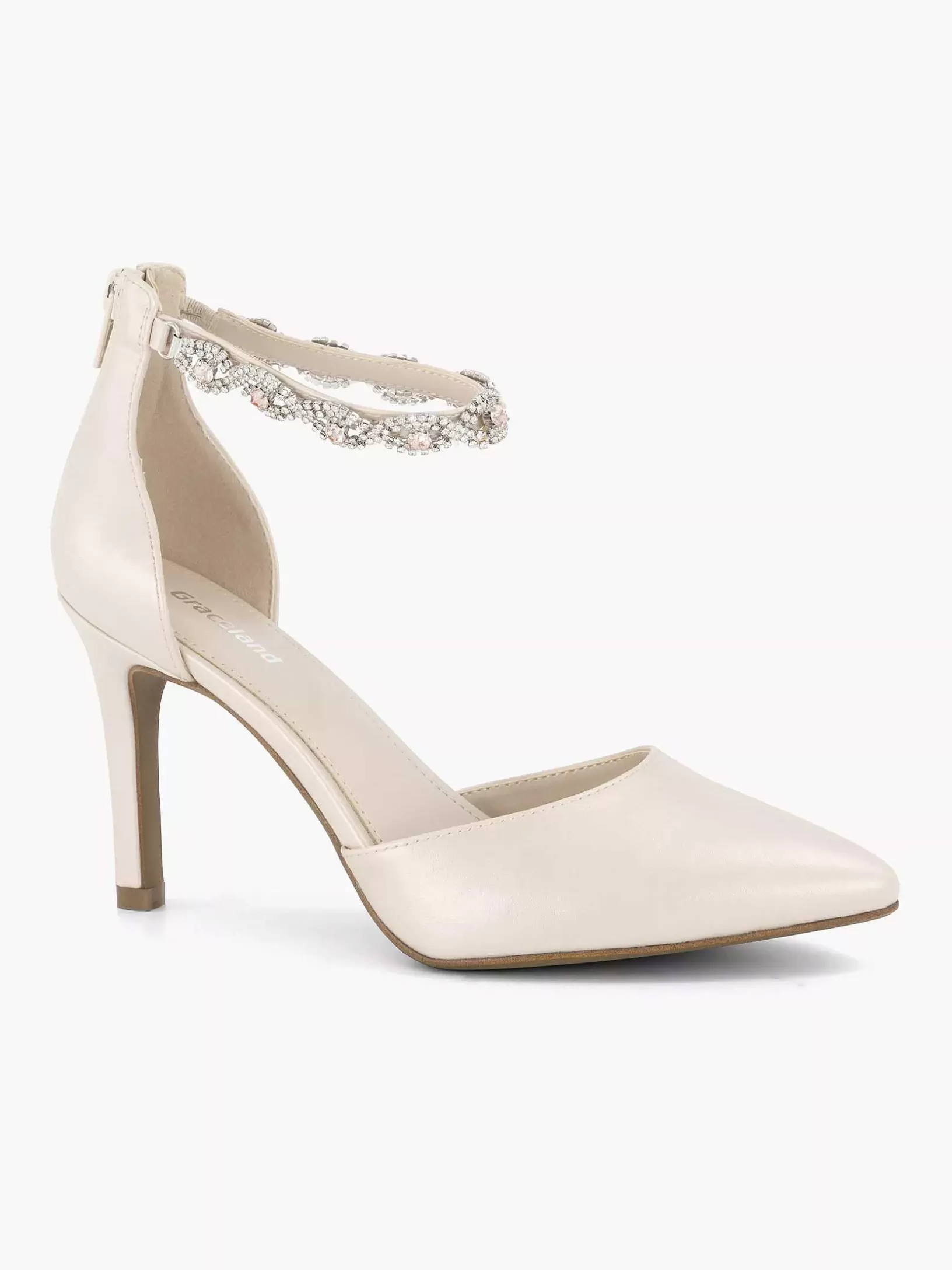 Ladies Graceland Nude Pump Gemstones