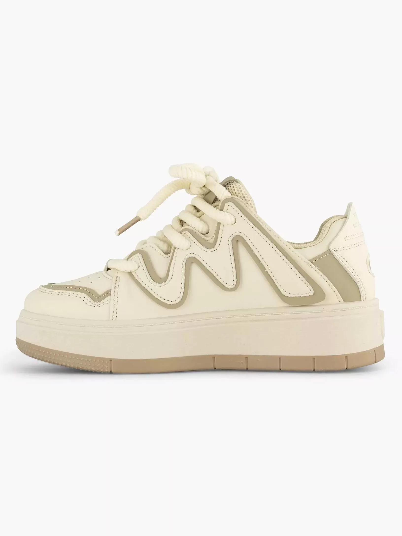 Ladies Oxmox Off White Sneaker