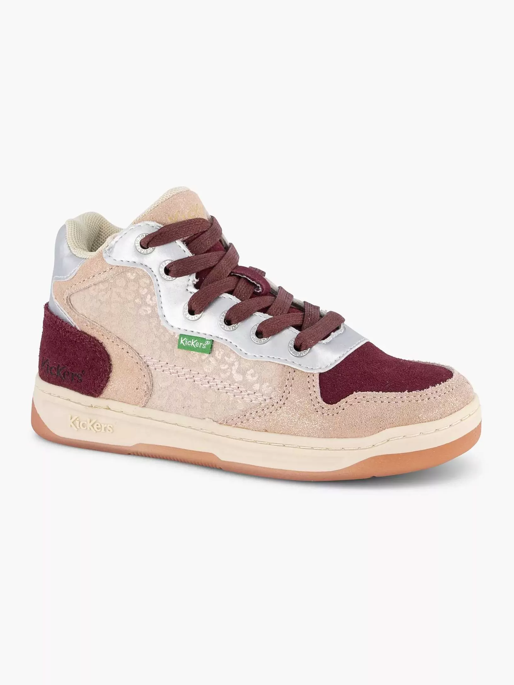 Children Kickers Pink Leather Sneaker