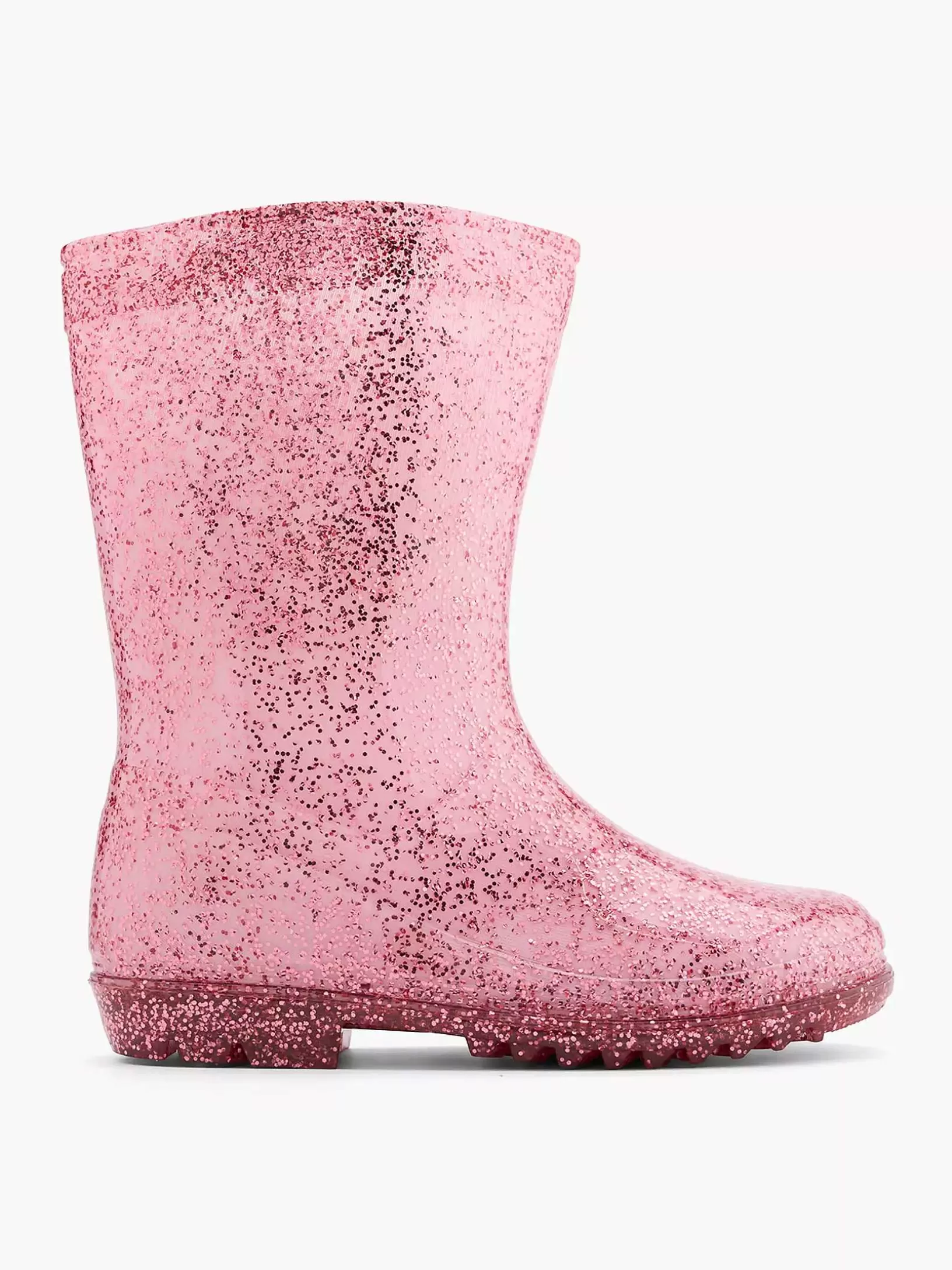 Children Landrover Pink Rain Boot Glitter