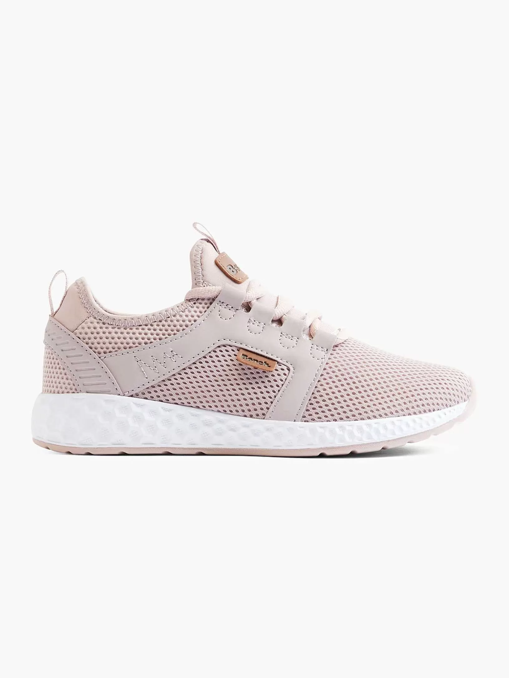 Ladies Bench Pink Sneaker Memory Foam