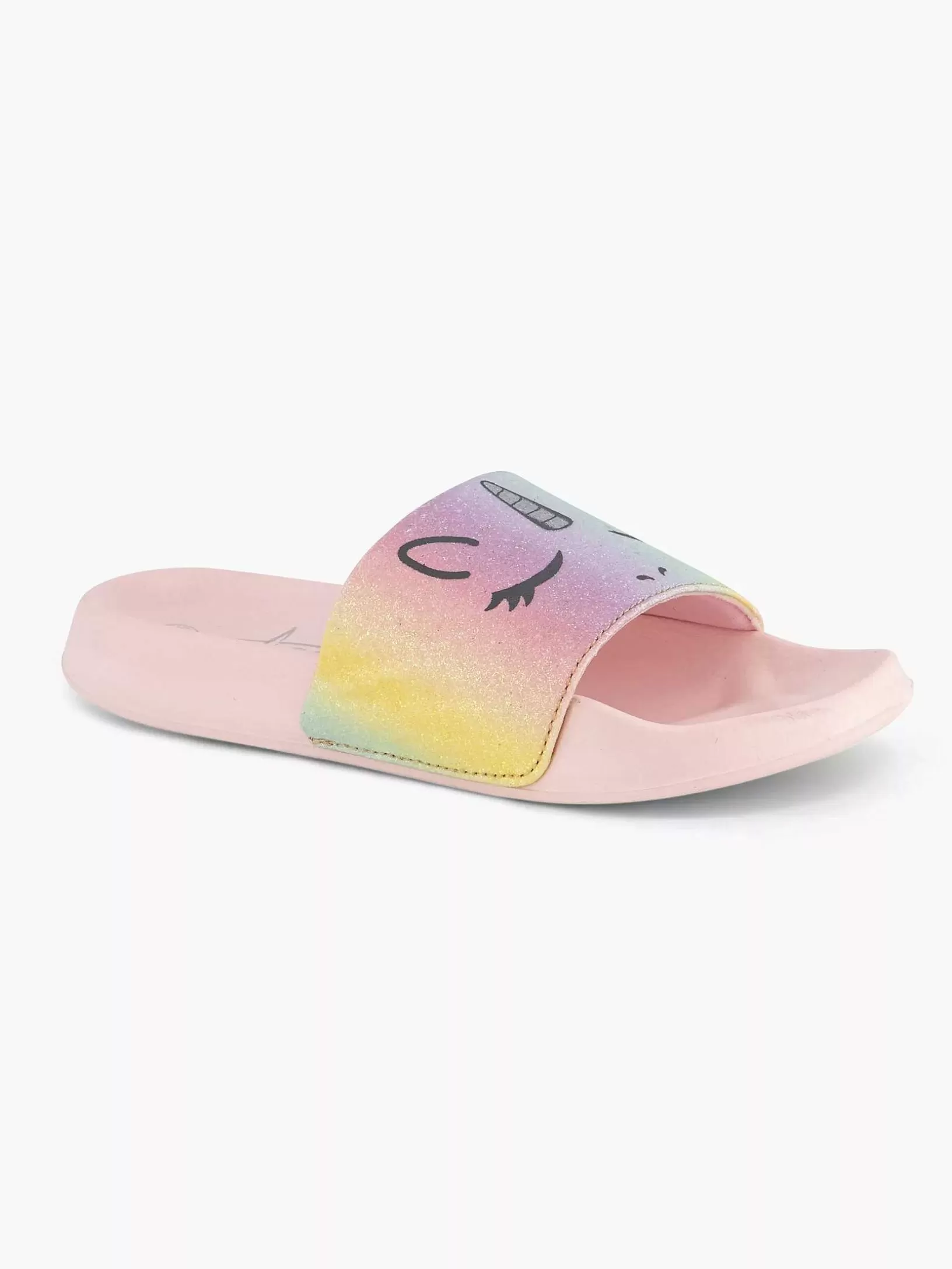 Children Blue Fin Pink Unicorn Bath Slipper