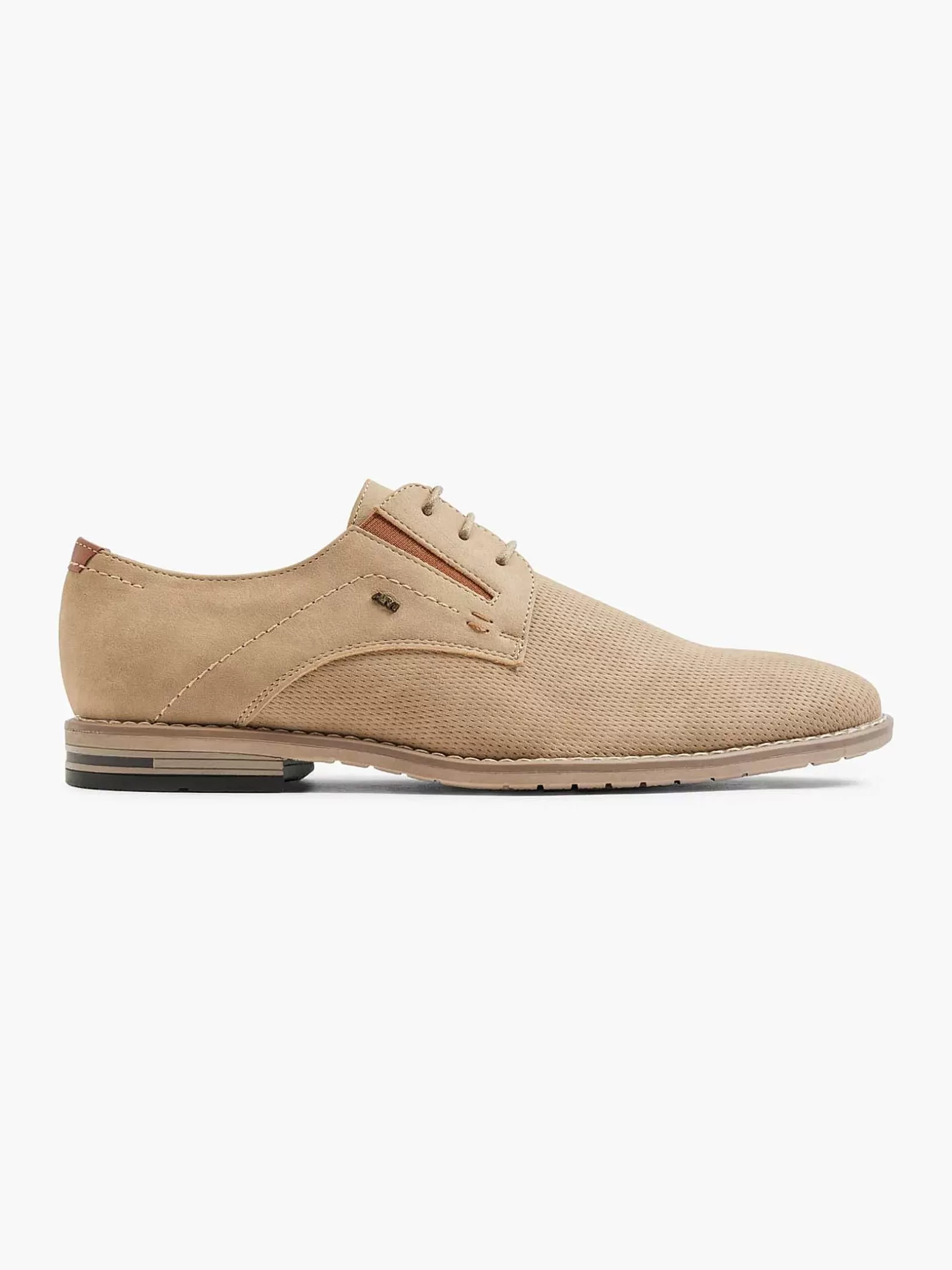 Gentlemen AM SHOE Sand-Colored Lace-Up Shoe