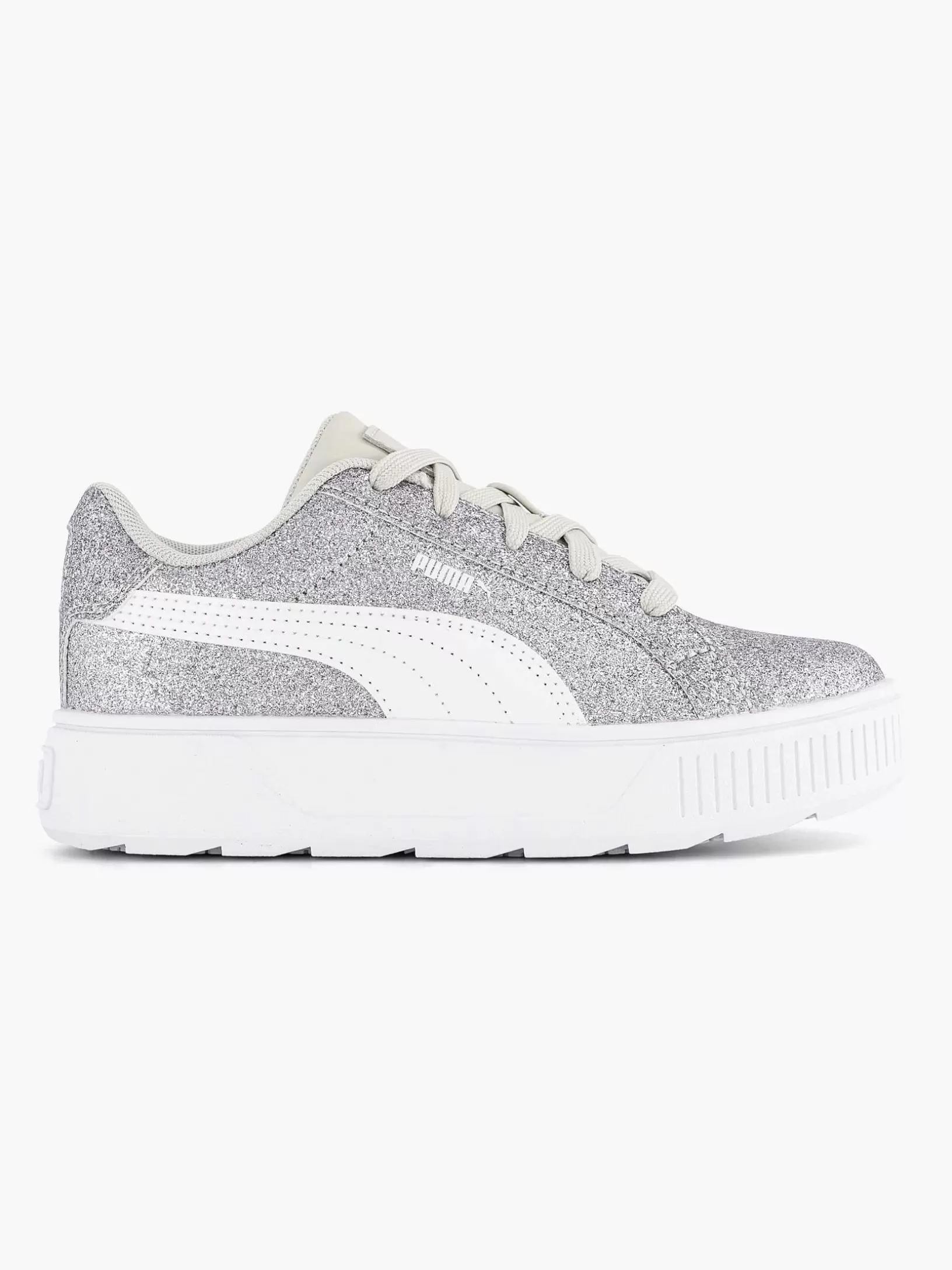 Children Puma Silver Karmen Glitz Ps Glitter