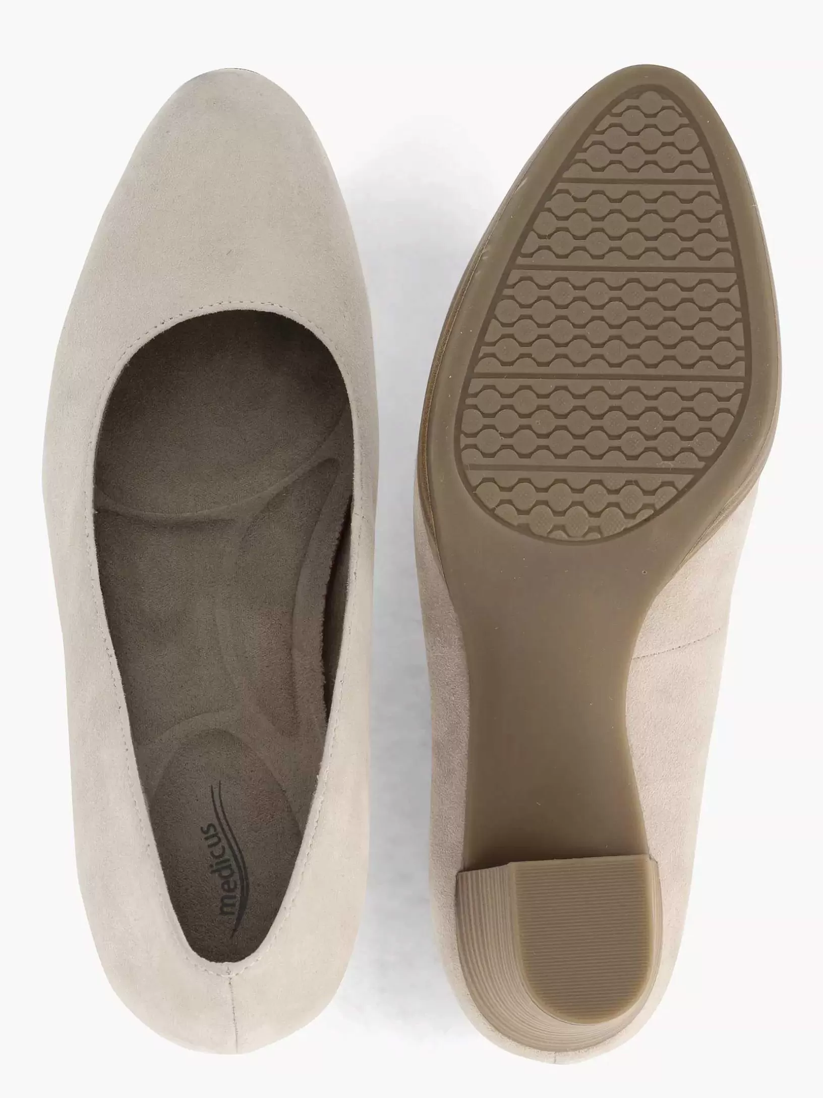 Ladies Medicus Taupe Beige Comfort Pump