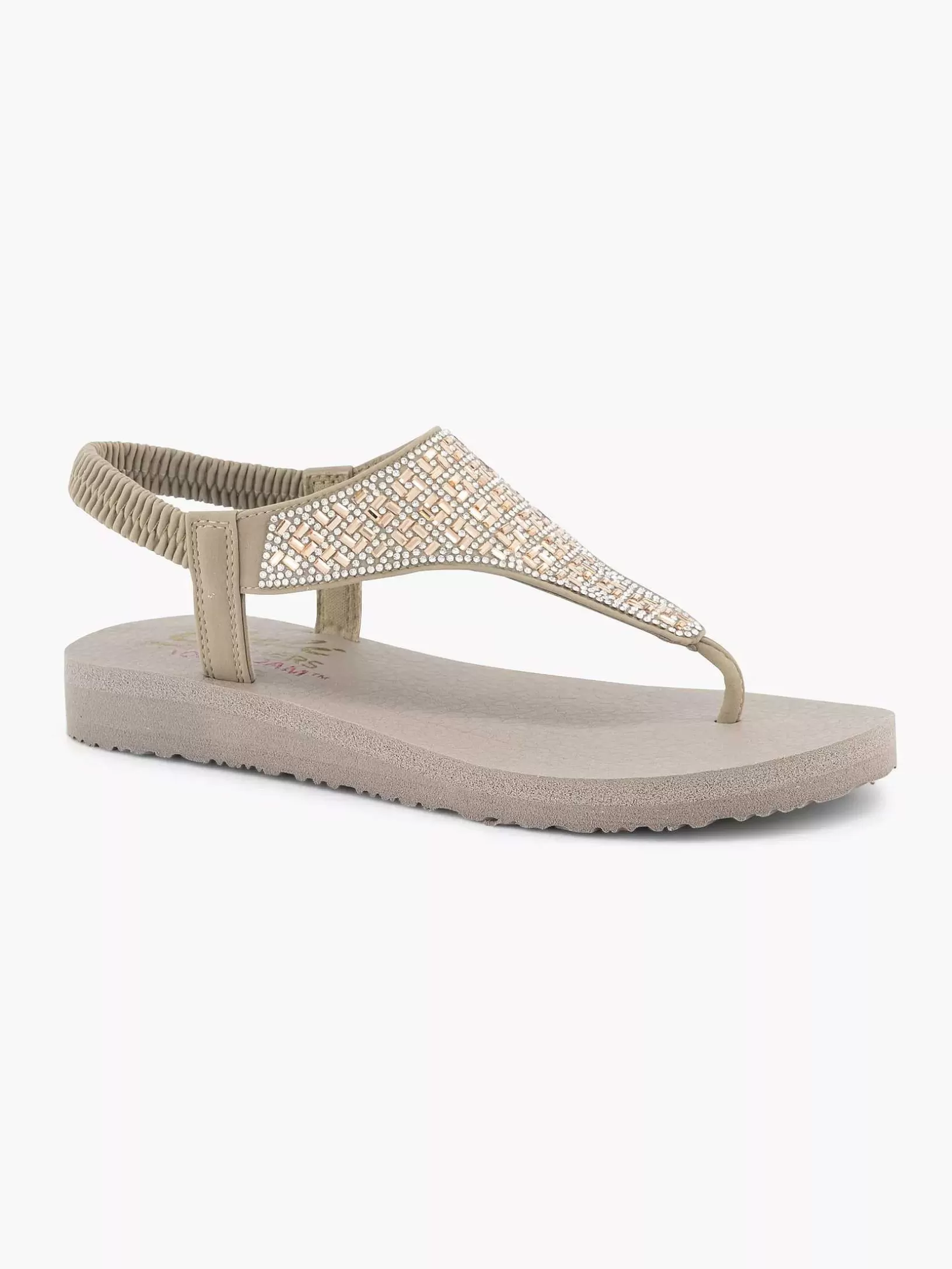 Ladies Skechers Taupe Sandal