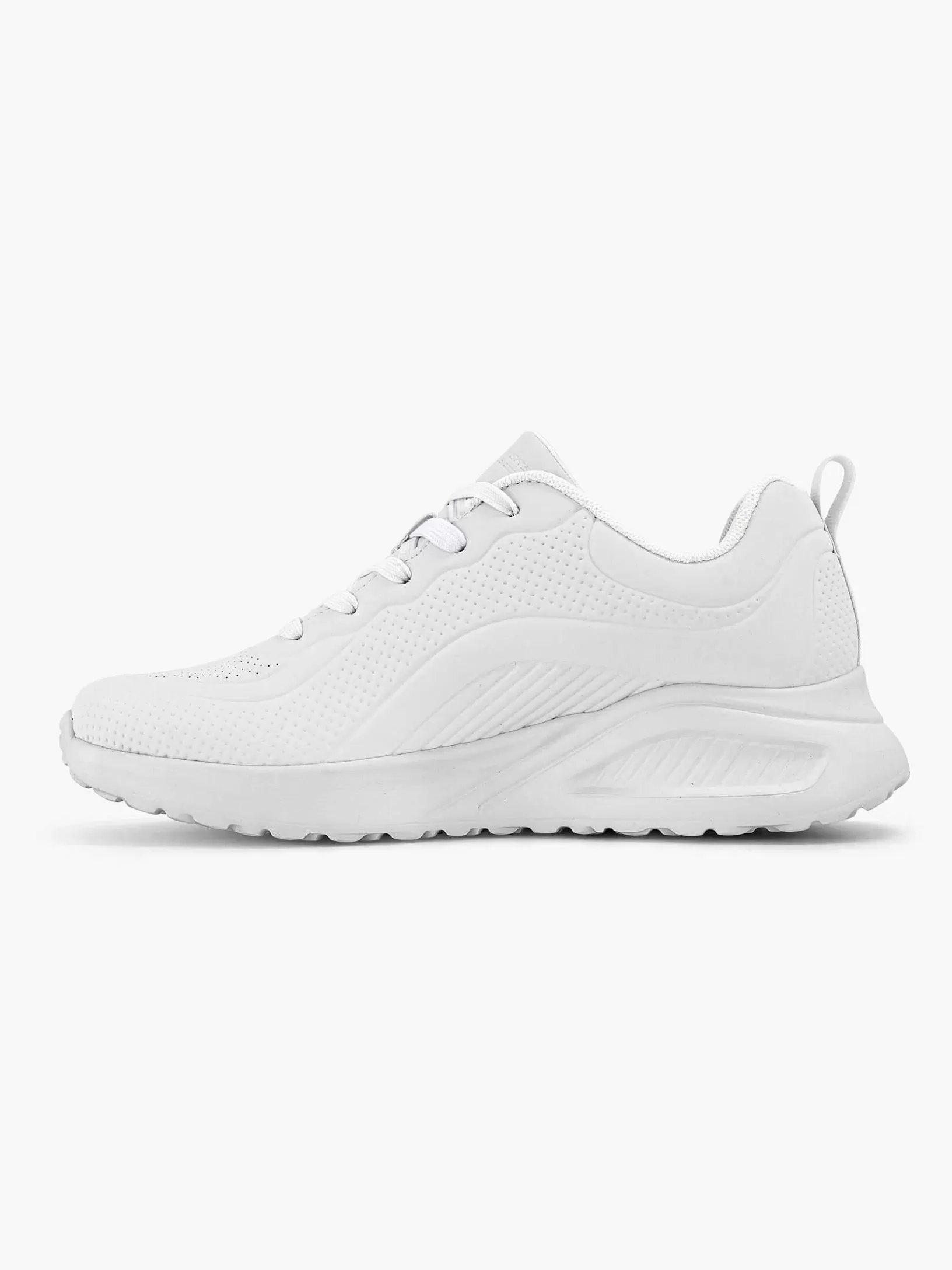 Ladies Skechers White Bobs Buno - How Sweet