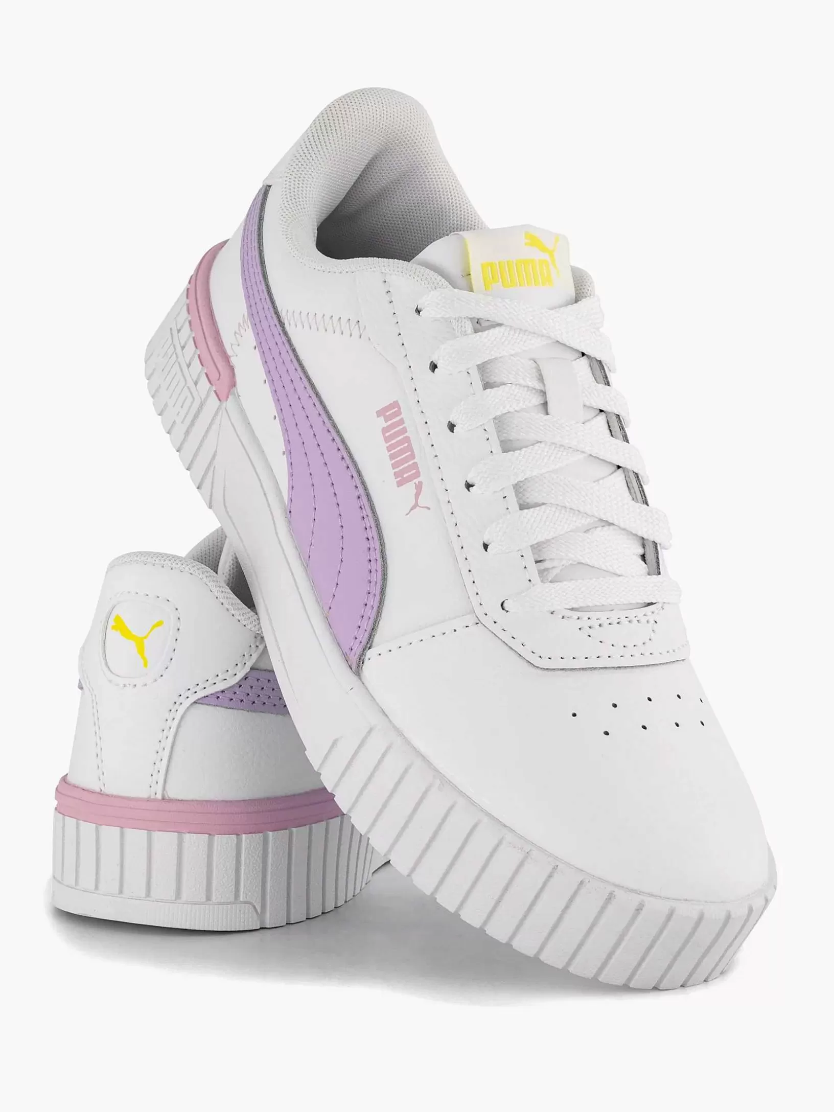 Ladies Puma White Carina 2.0