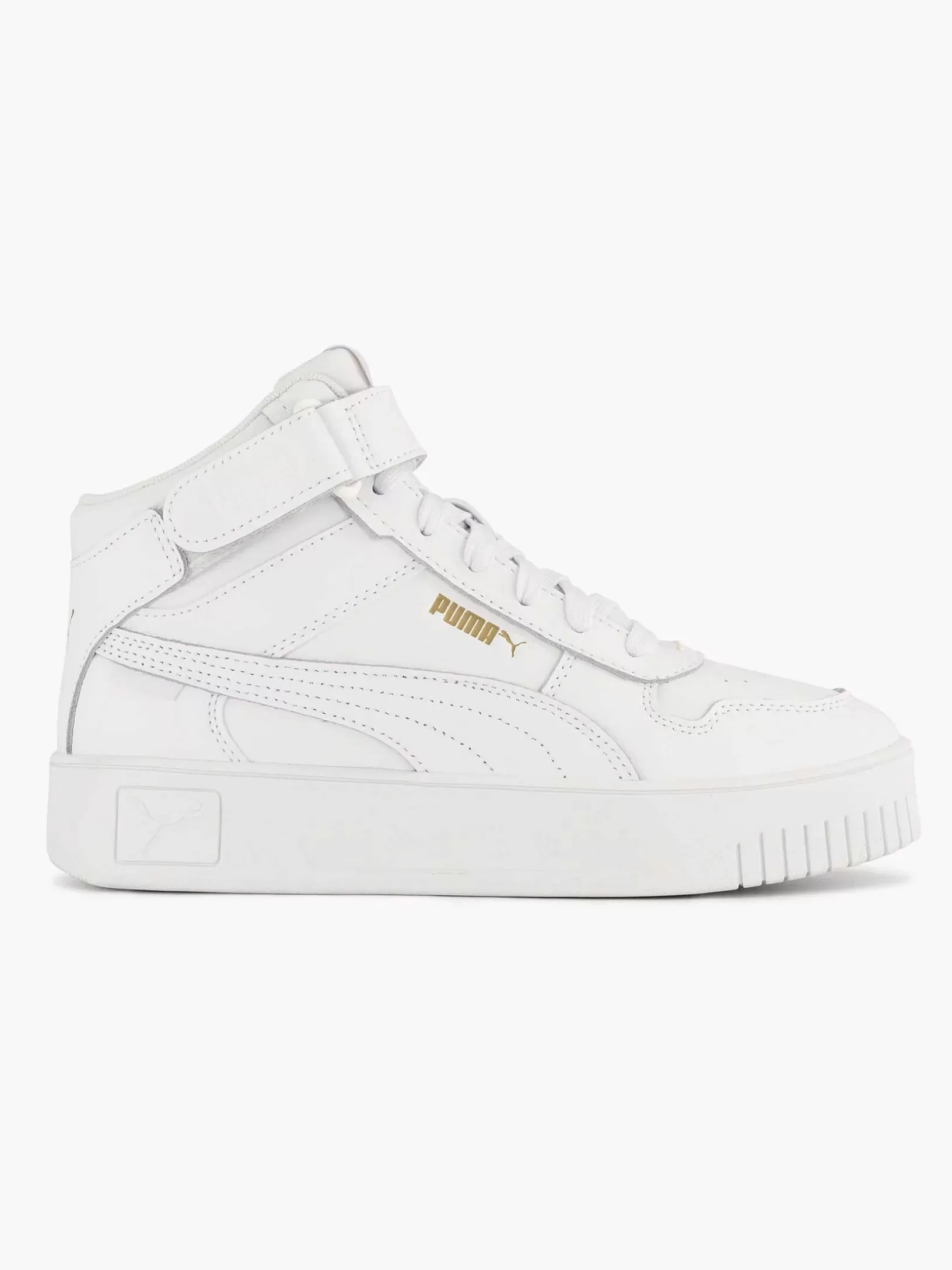 Ladies Puma White Carina Street Mid