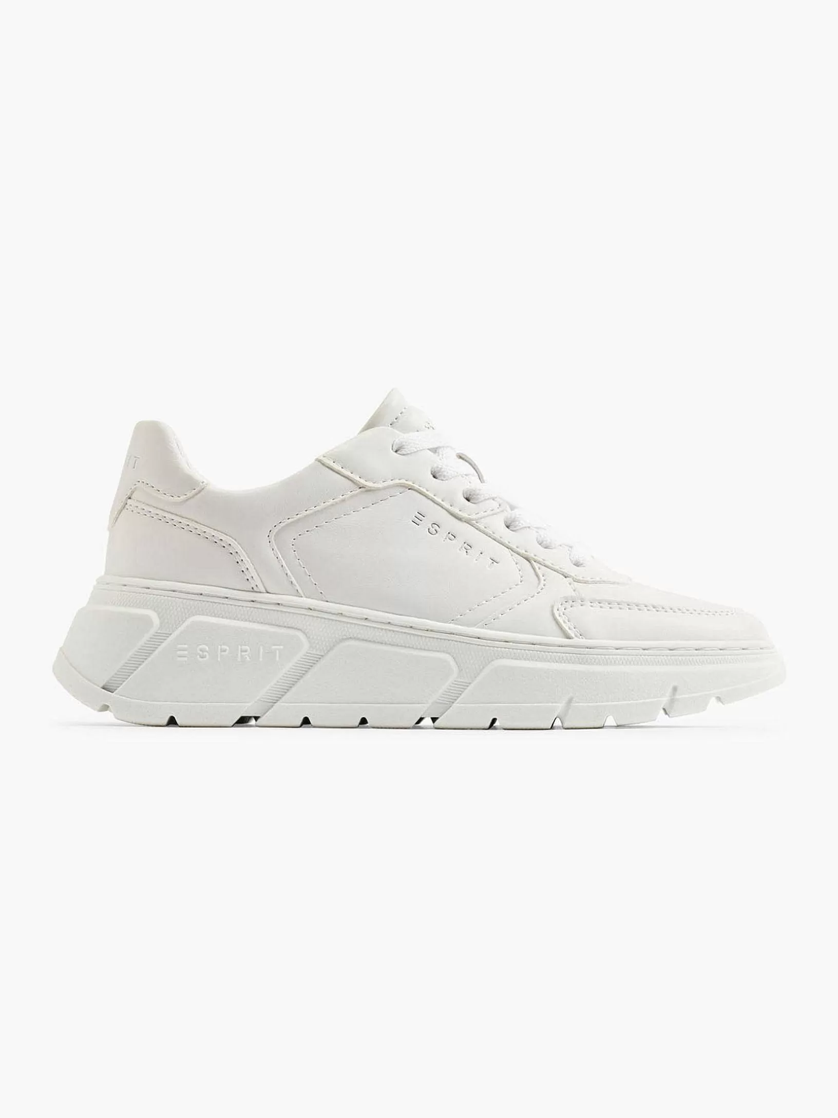 Ladies Esprit White Chunky Sneaker