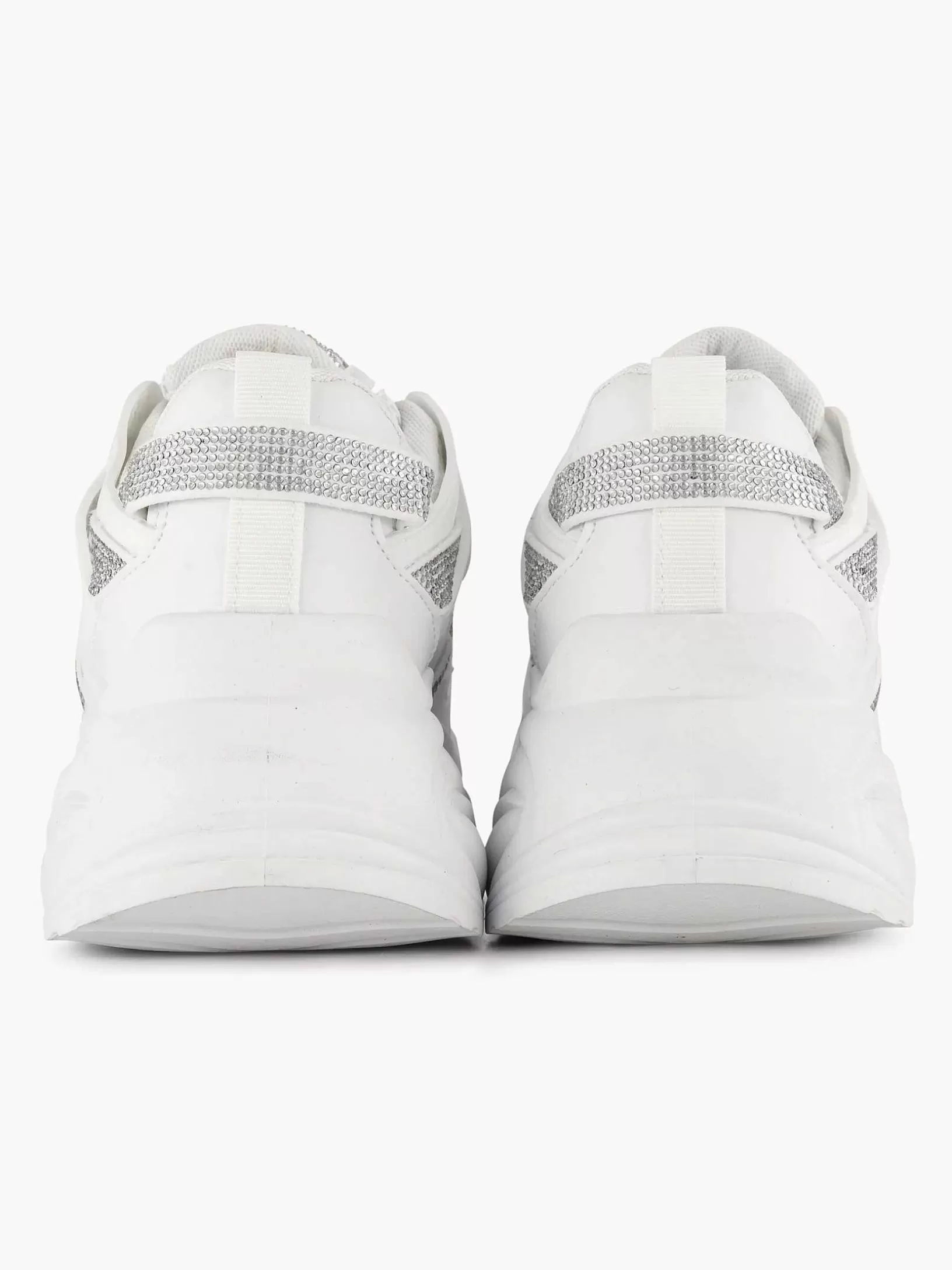 Ladies Oxmox White Chunky Sneaker