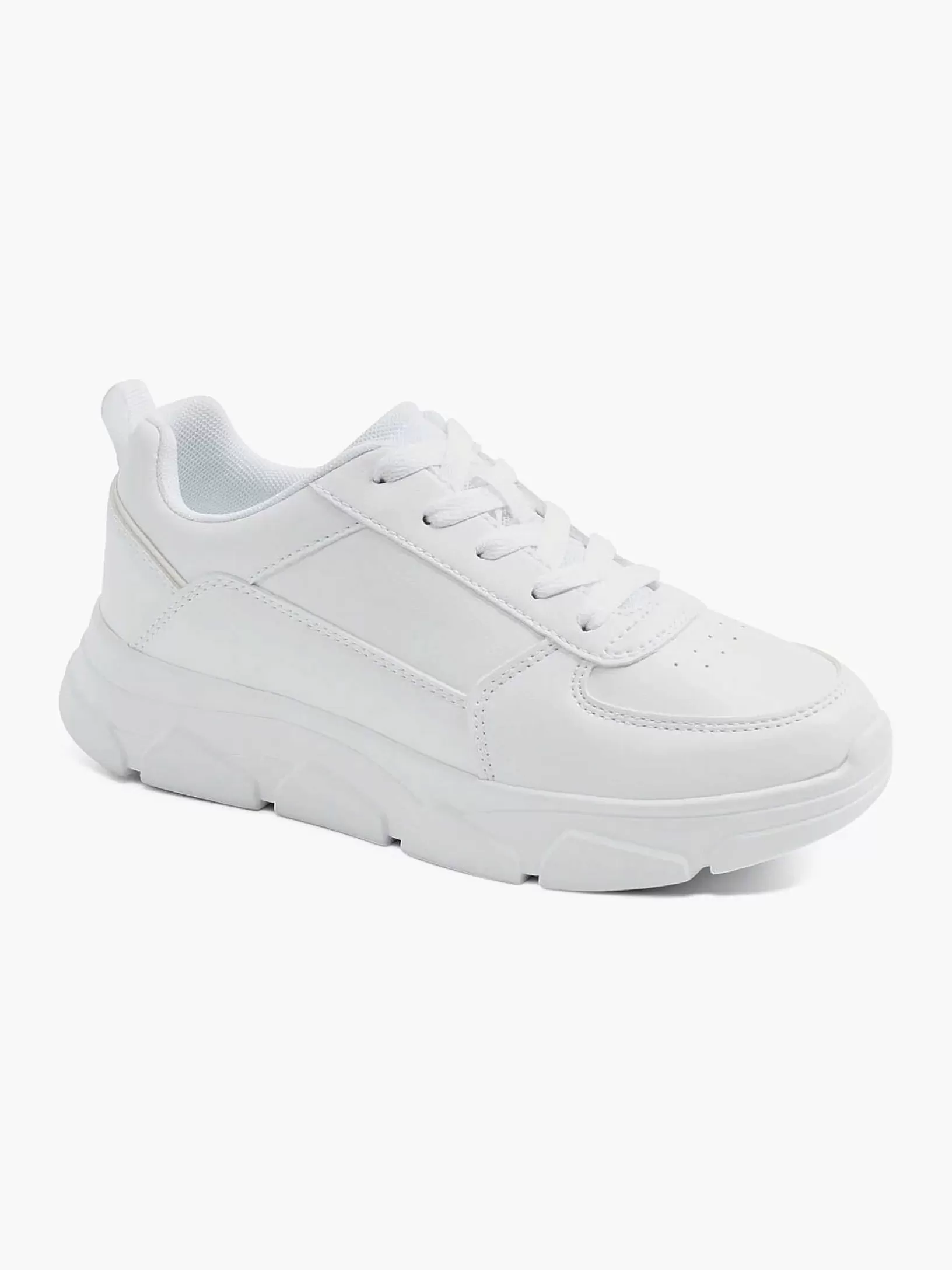 Ladies Graceland White Chunky Sneaker