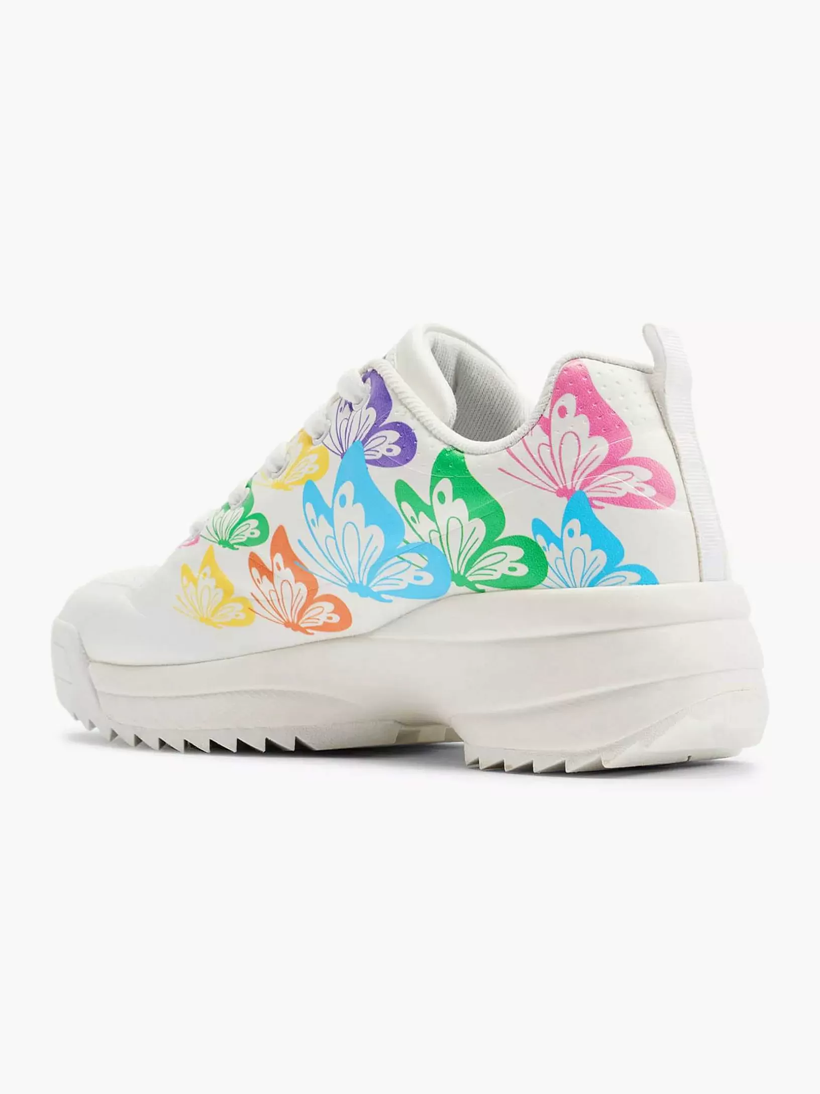 Ladies FILA White Chunky Sneaker Butterflies