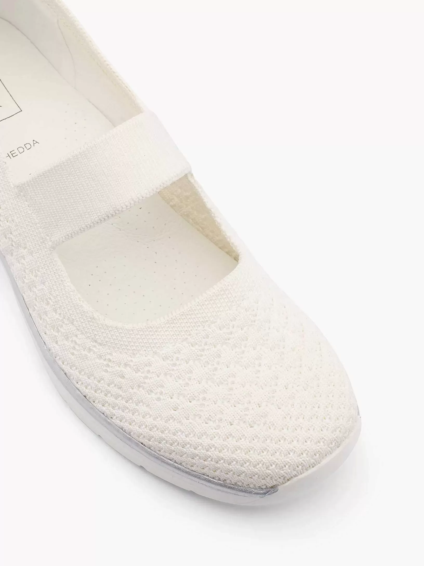 Ladies Easy Street White Comfort Slip-On