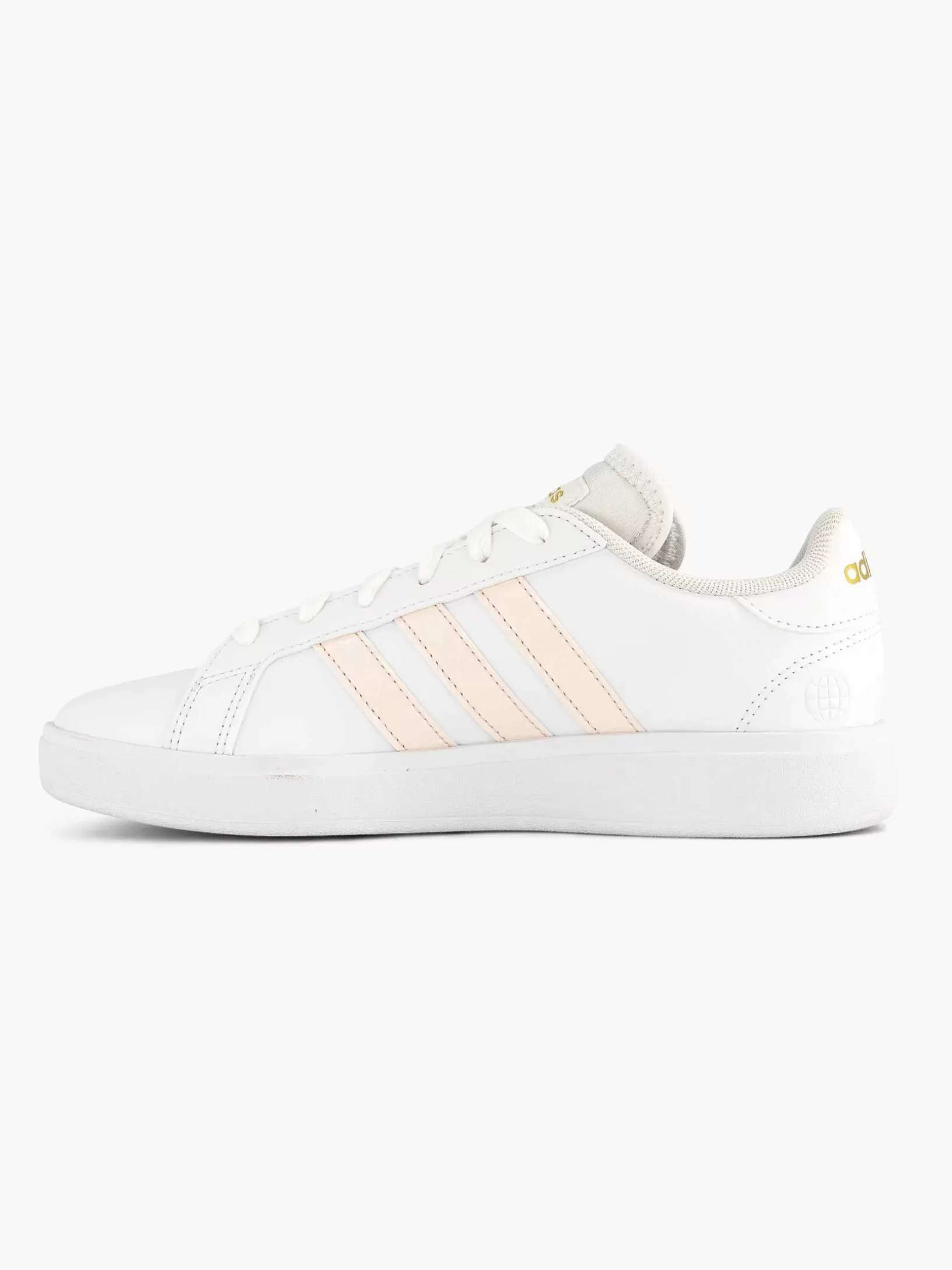 Ladies adidas White Grand Court Base 2.0