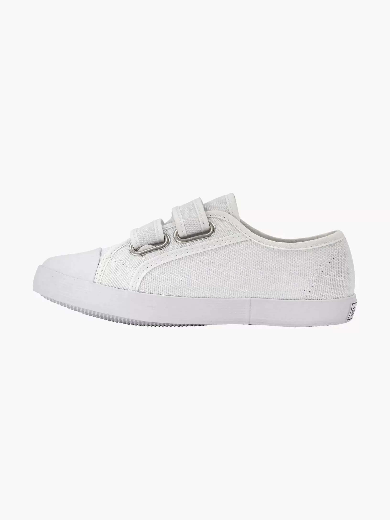 Children Vty White Gym Shoe Velcro