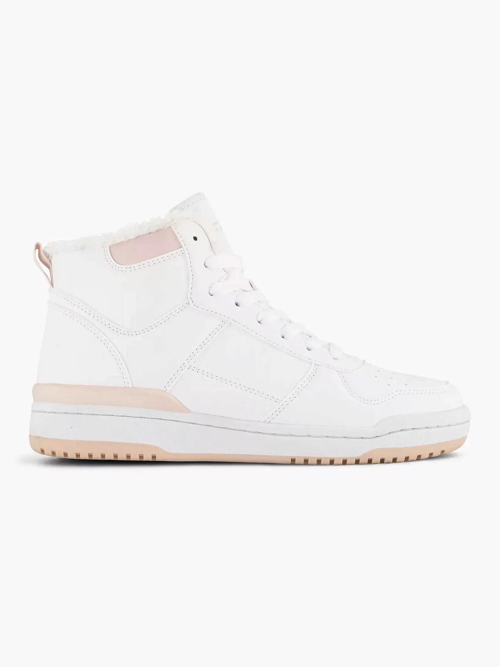 Ladies Graceland White High Sneaker