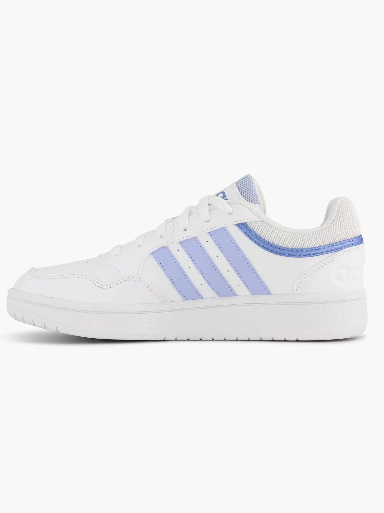 Ladies adidas White Hoops 3.0