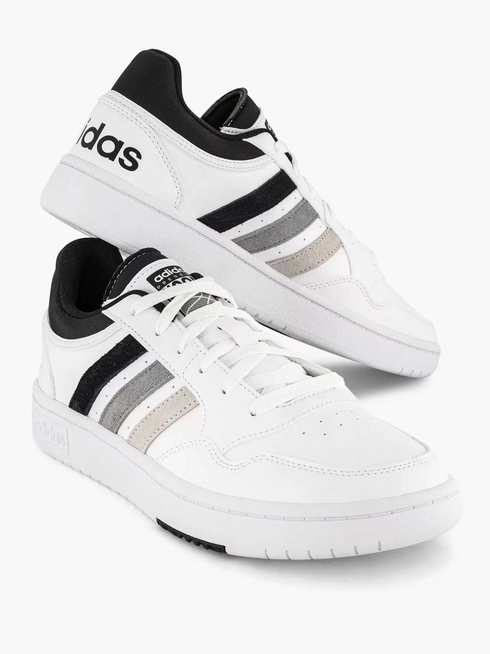 Gentlemen adidas White Hoops 3.0