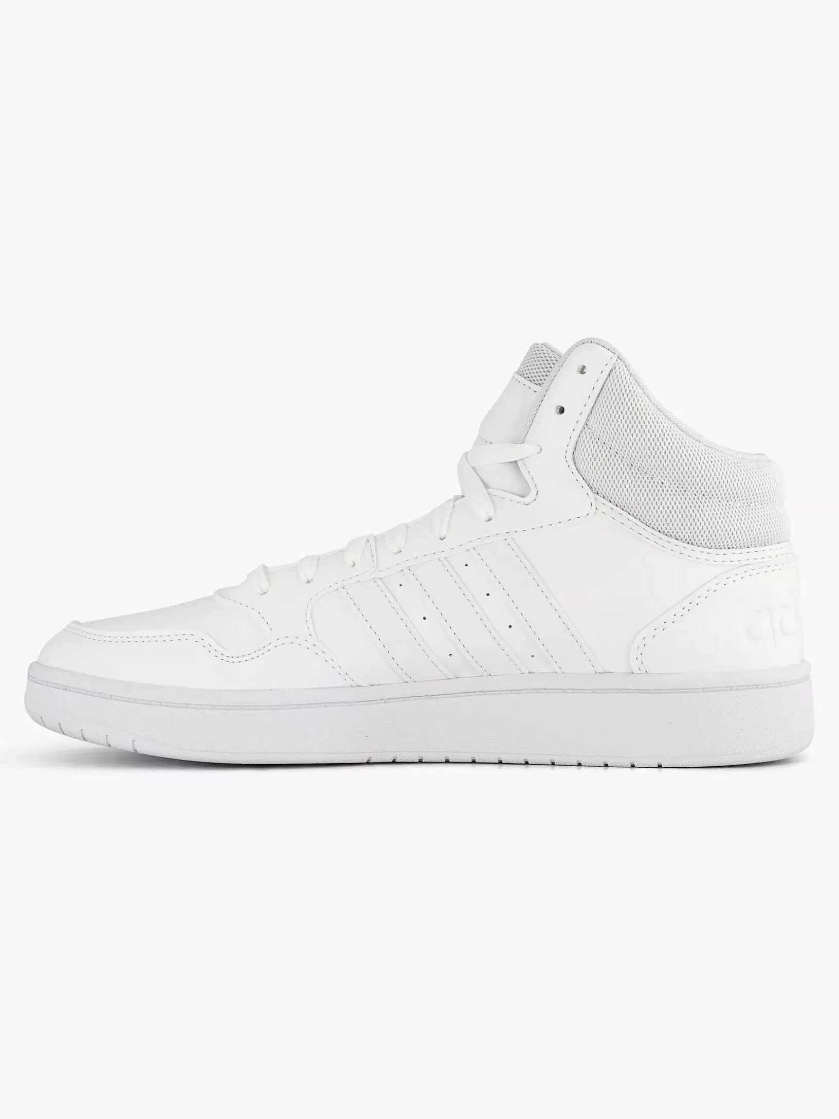 Gentlemen adidas White Hoops 3.0 Mid