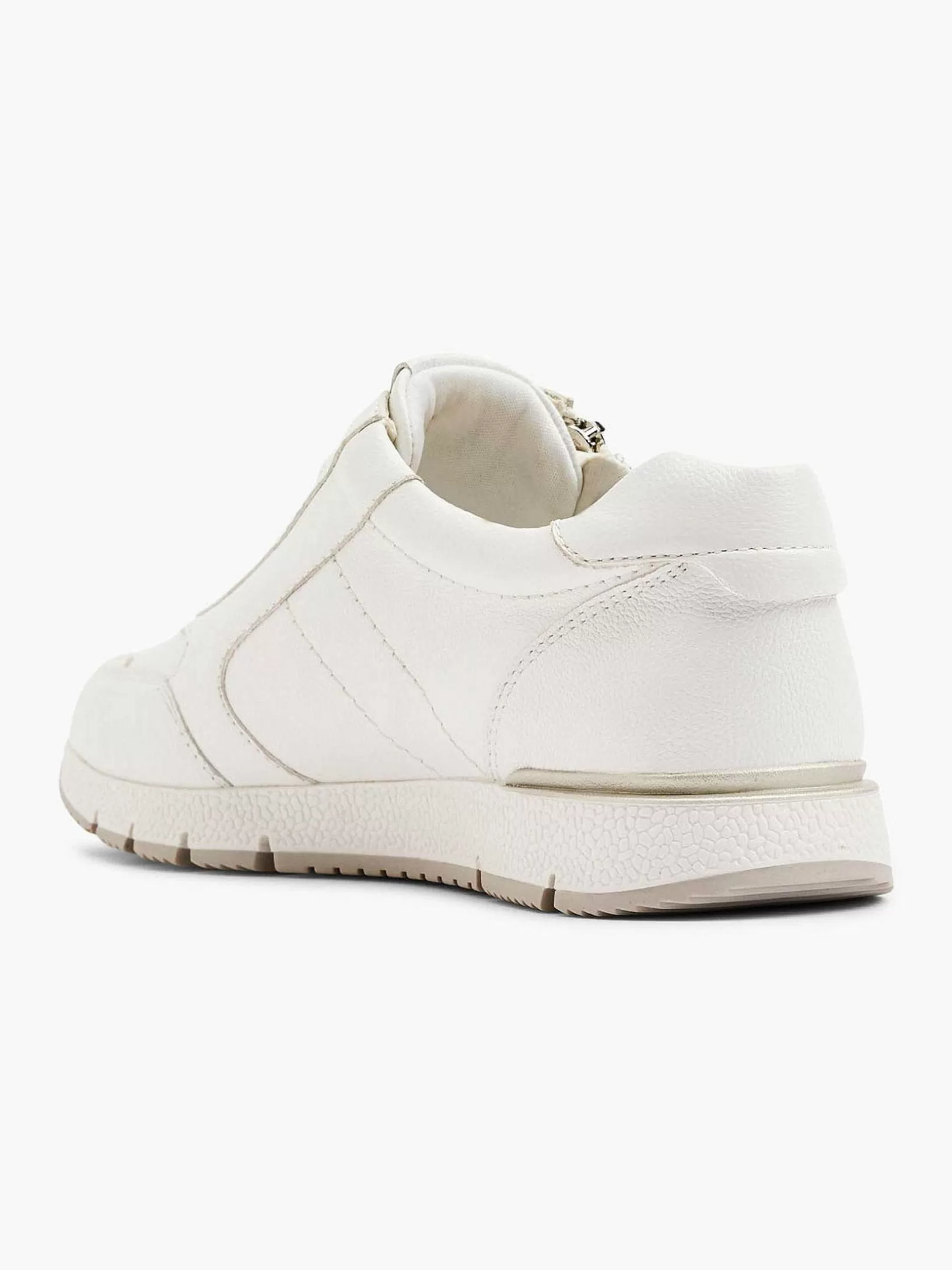 Ladies Medicus White Leather Comfort Sneaker