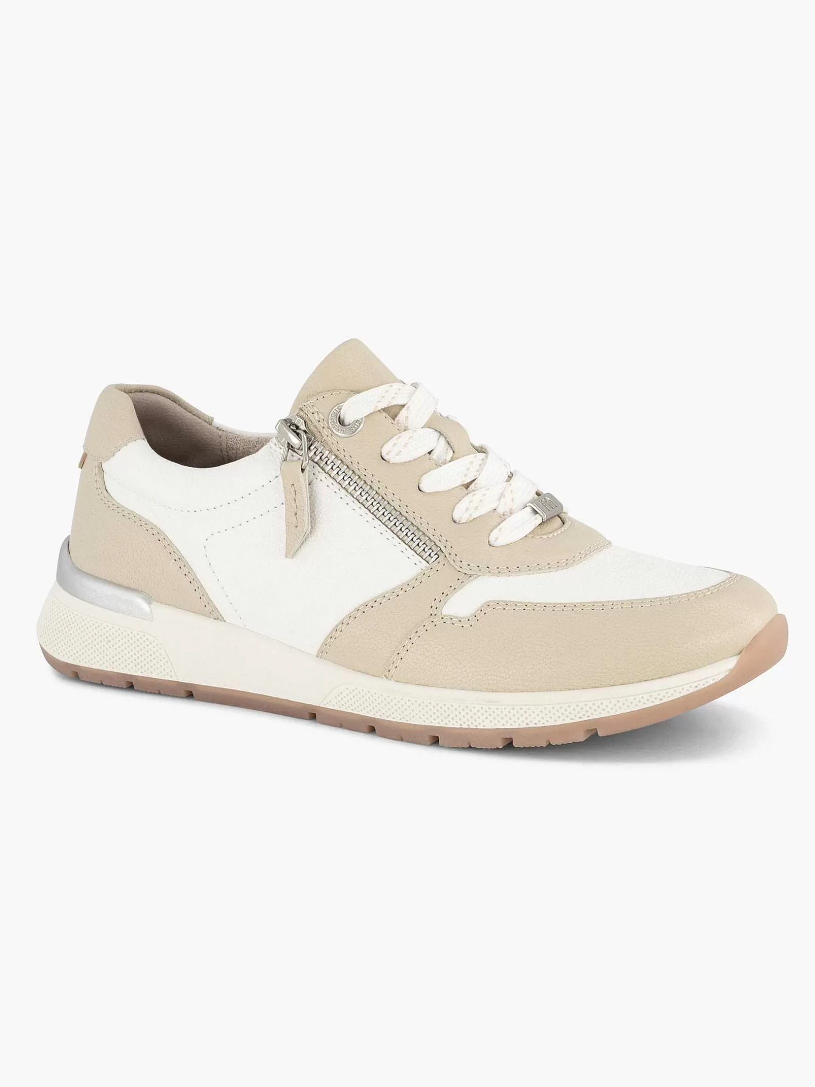 Ladies Medicus White Leather Comfort Sneaker