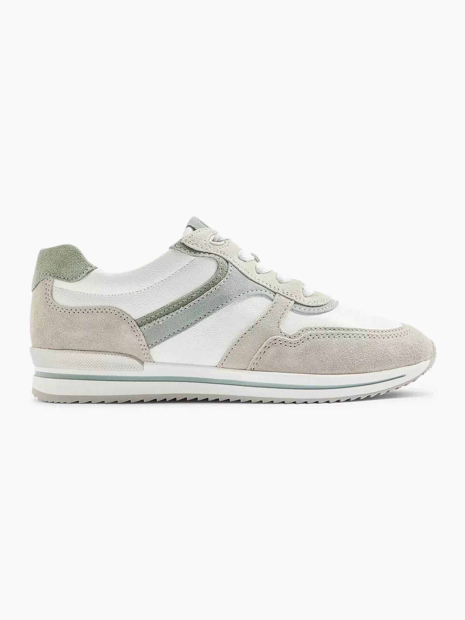 Ladies Medicus White Leather Comfort Sneaker